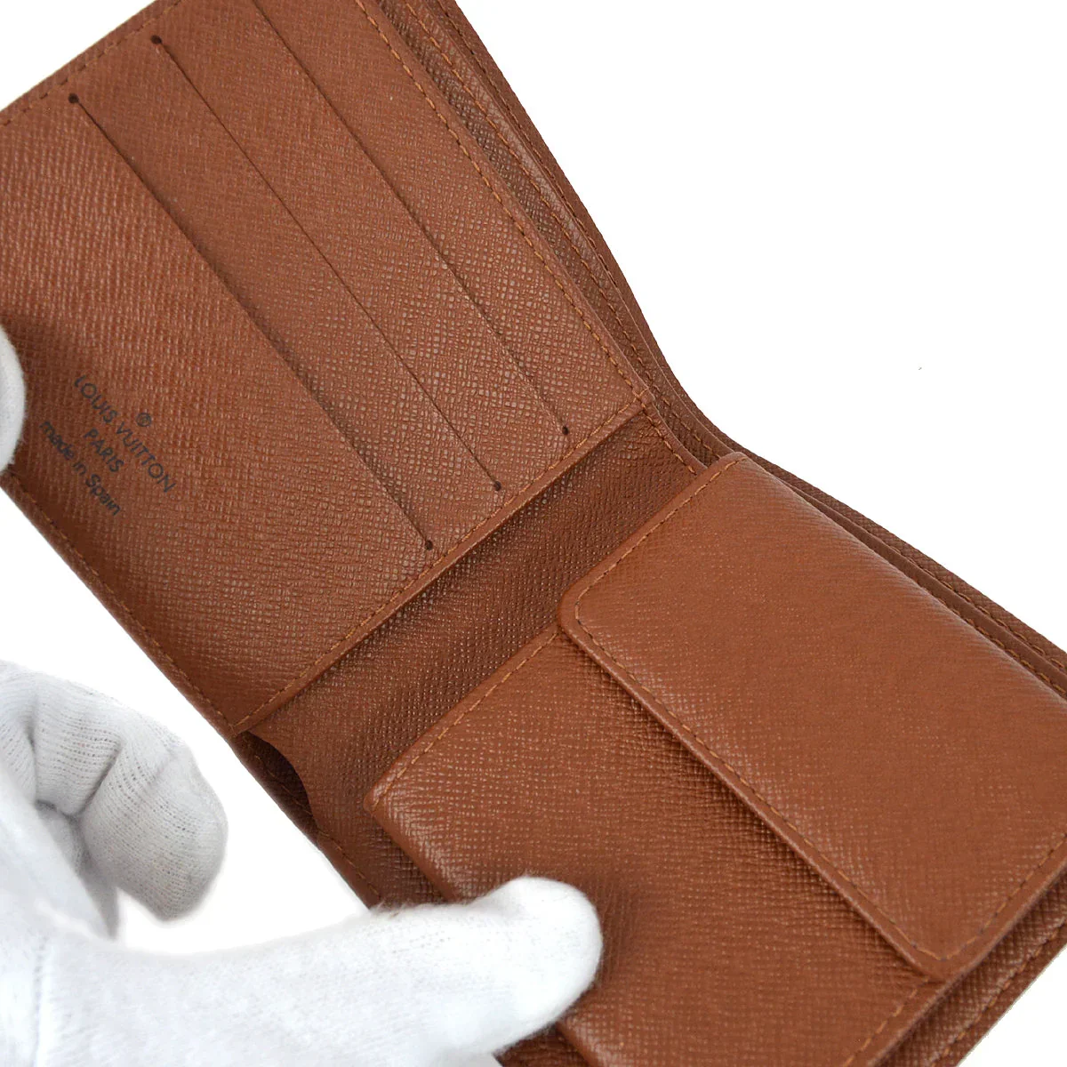 Louis Vuitton 2004 Monogram Porte Billet Cartes Credit Monnaie Wallet M61665 - Image 4