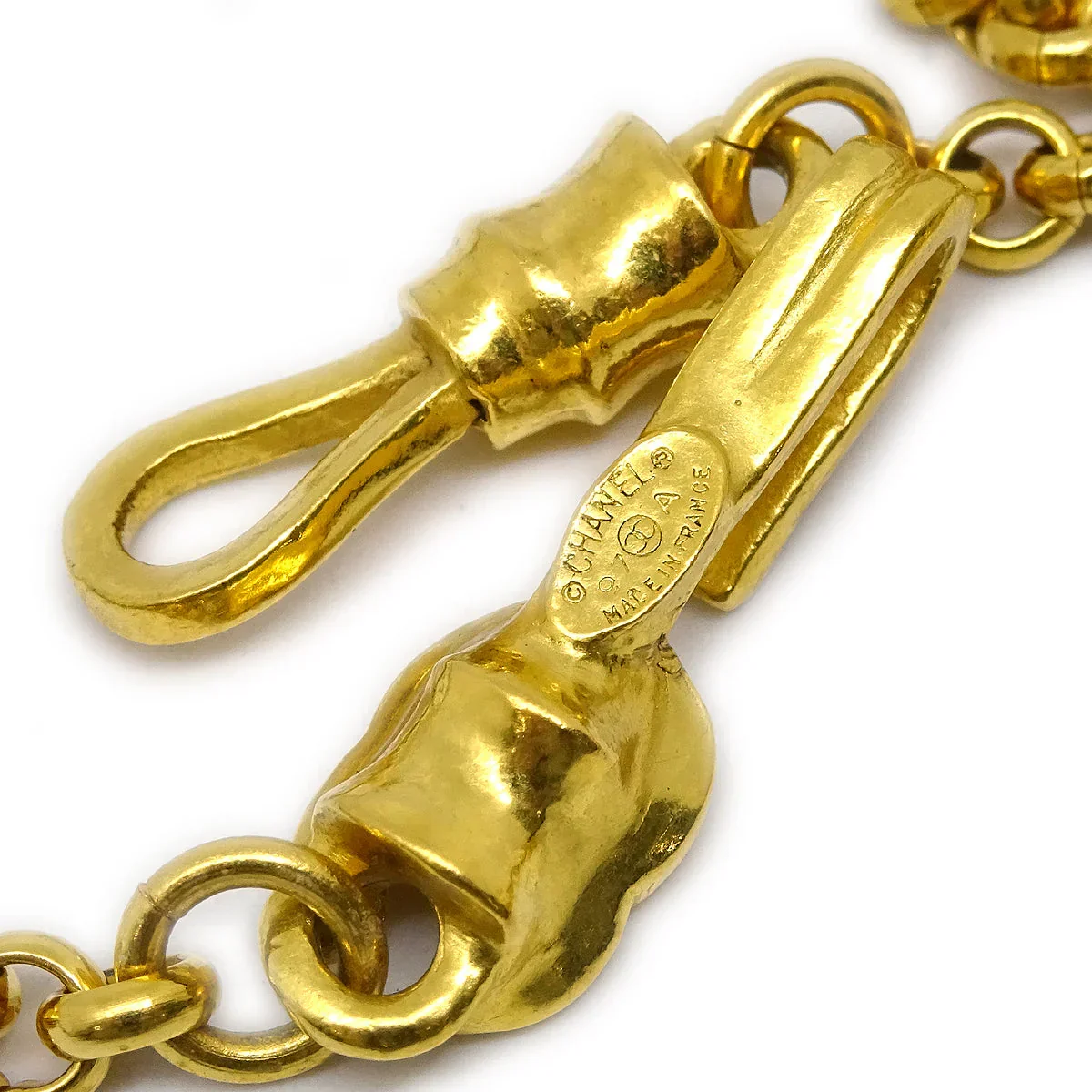 Chanel Gold Chain Pendant Necklace 97A - Image 3