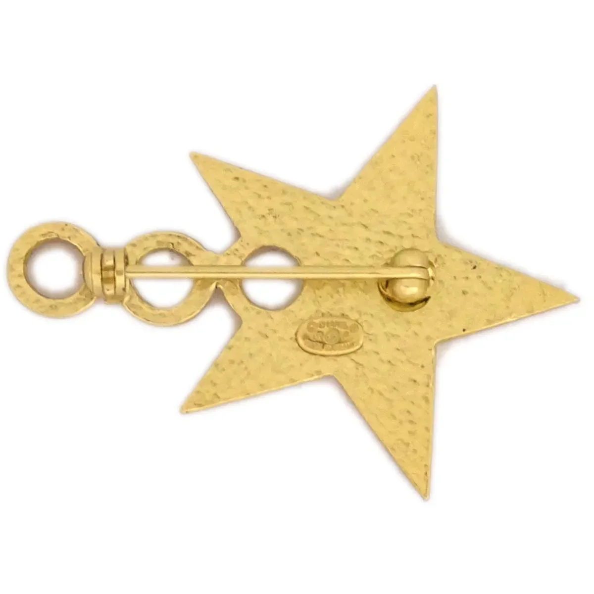 Chanel Star COCO Brooch Pin Black 01P - Image 2