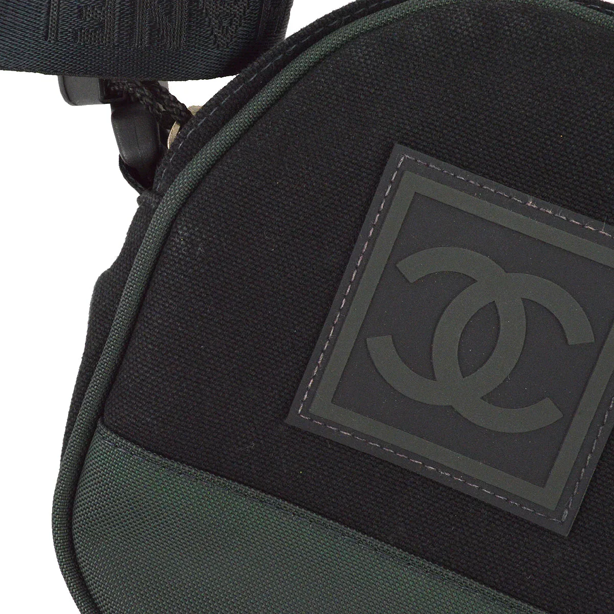 Chanel 2003-2004 Black Sports Line Shoulder Bag - Image 6