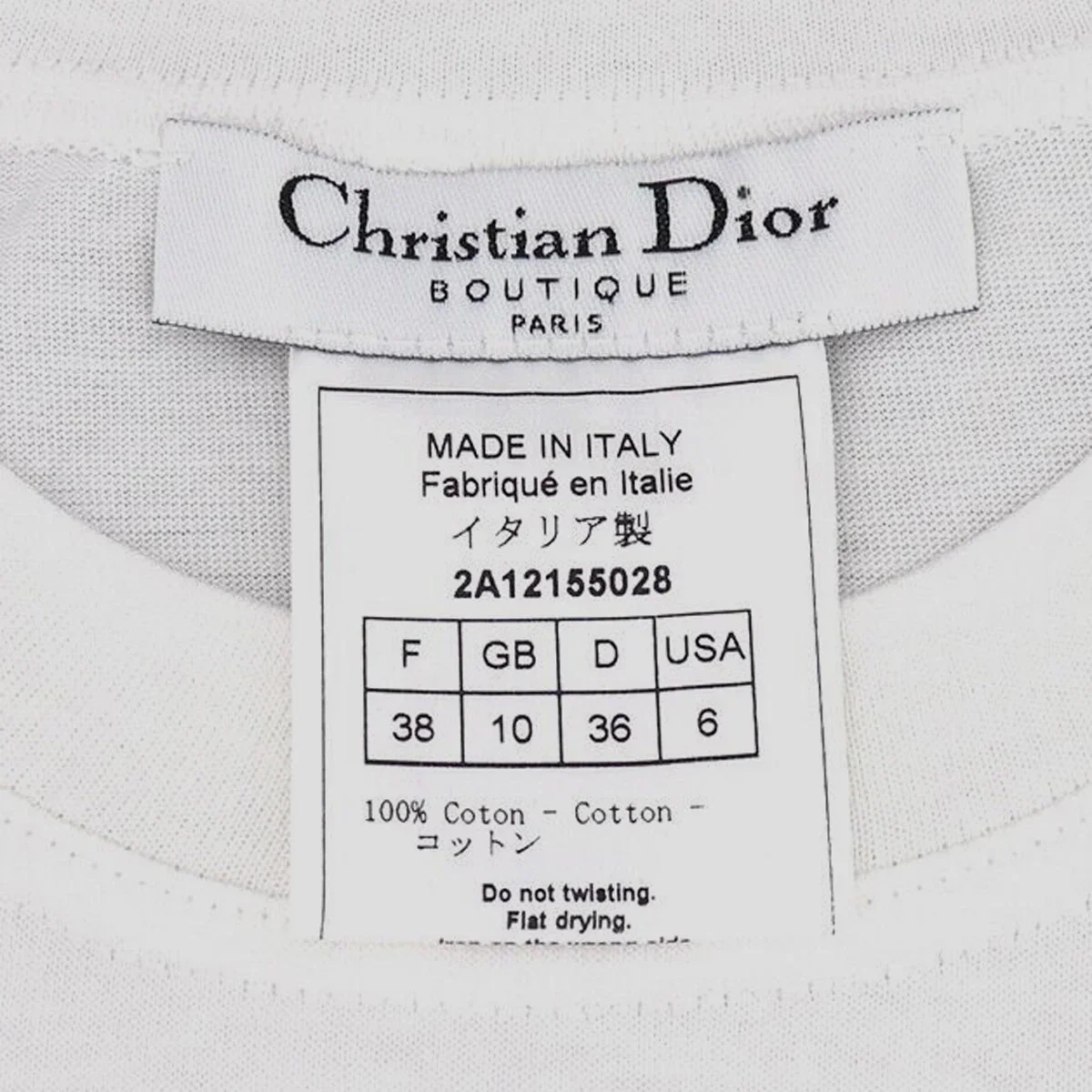 Christian Dior 2002 John Galliano graphic-print cotton T-shirt set #38 - Image 10