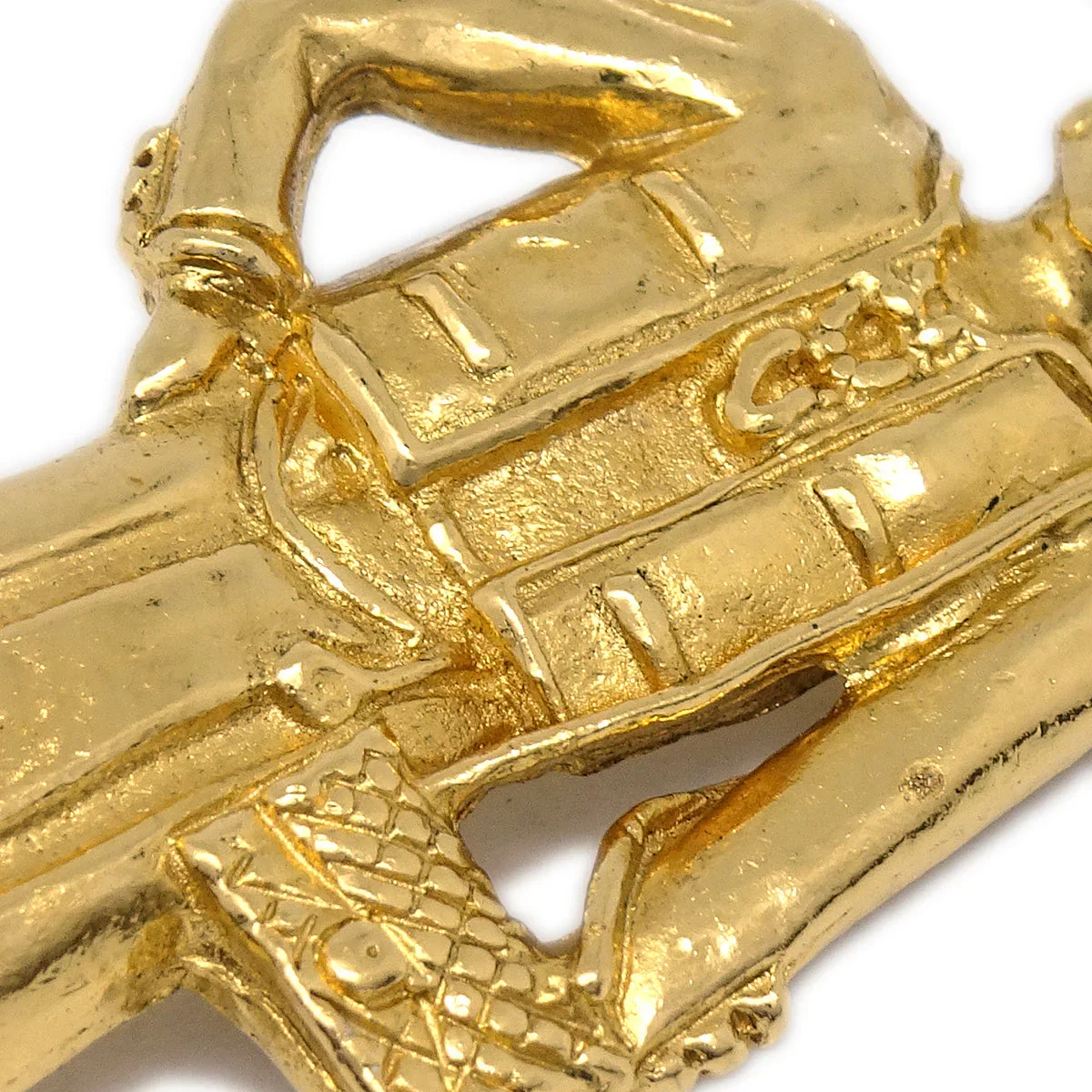 Chanel Mademoiselle Brooch Pin Corsage Gold - Image 2