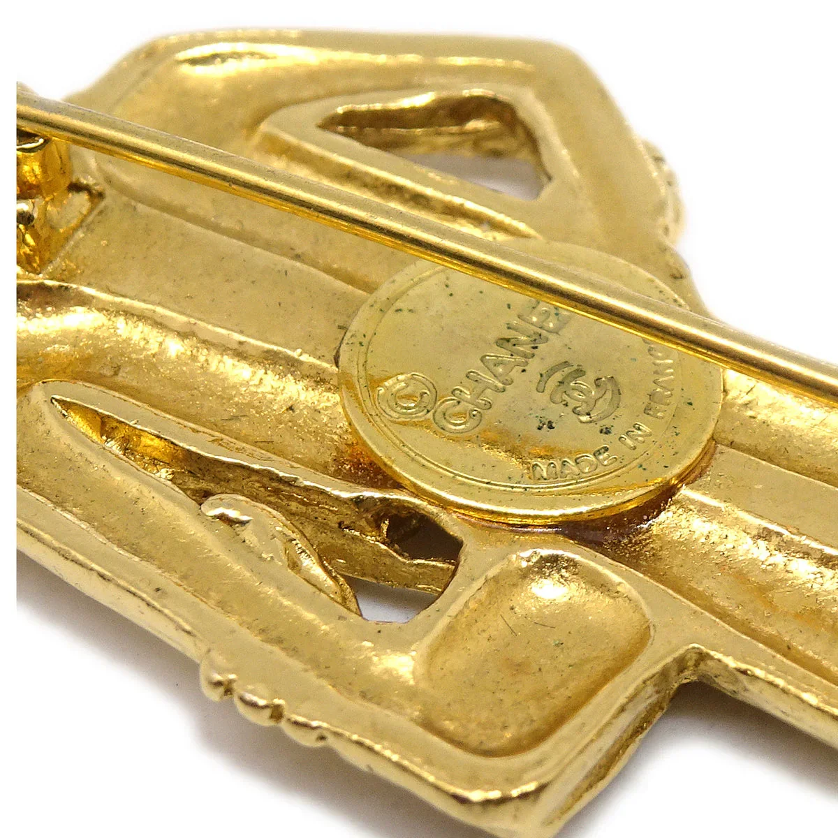 Chanel Mademoiselle Brooch Pin Corsage Gold - Image 4