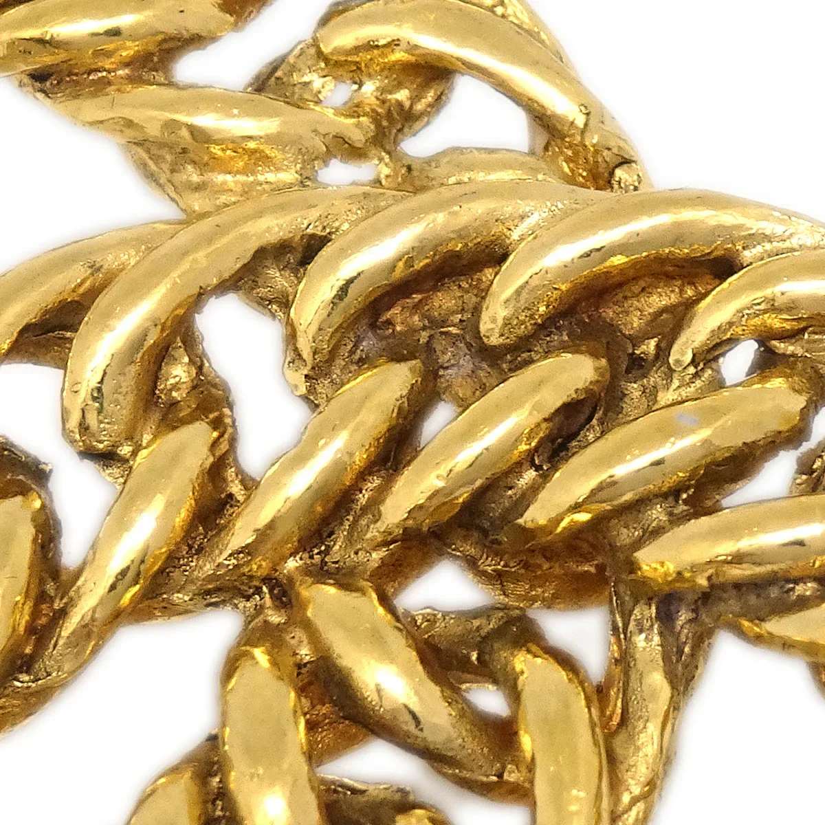 Chanel CC Brooch Pin Gold 1107 - Image 3