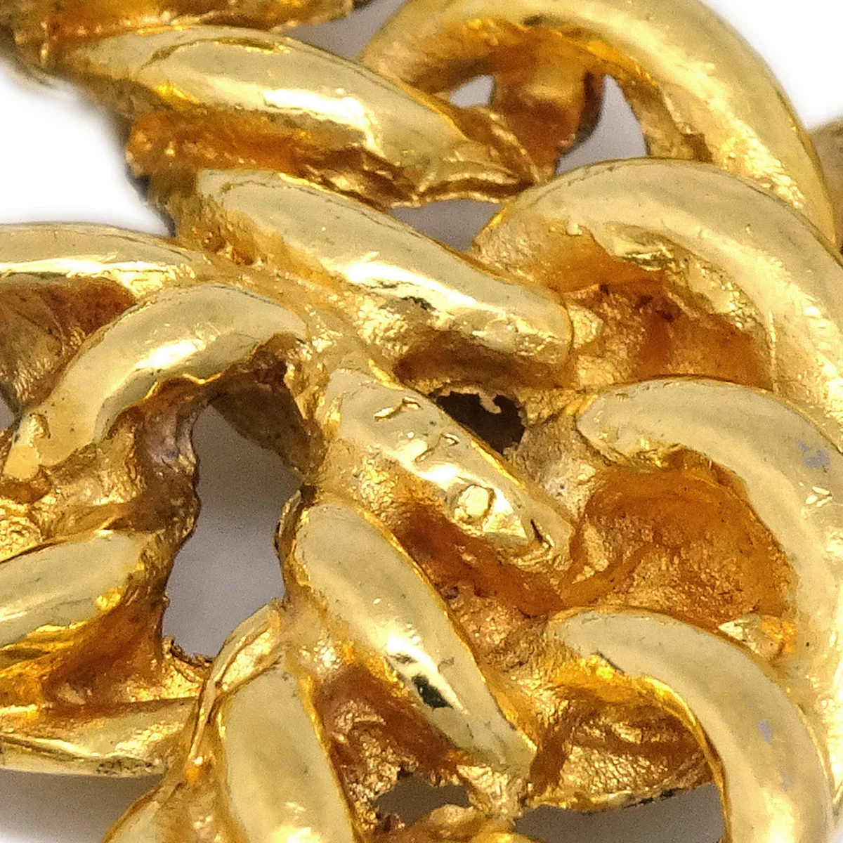 Chanel CC Brooch Pin Gold 1107 - Image 4