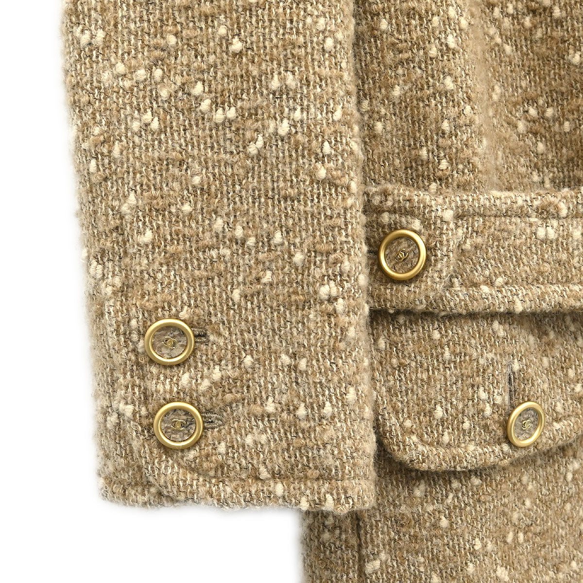 Chanel 2001 Coat Beige #36 - Image 6