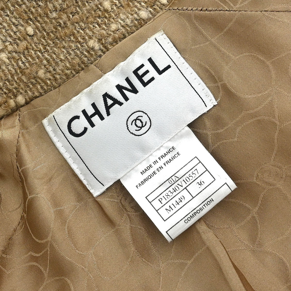 Chanel 2001 Coat Beige #36 - Image 9