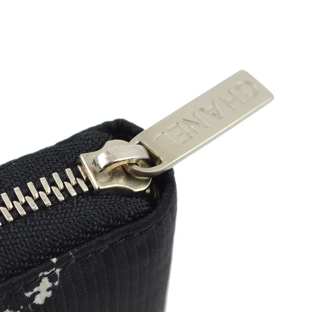 Chanel New Travel Line Black Nylon Wallet Purse - Image 3