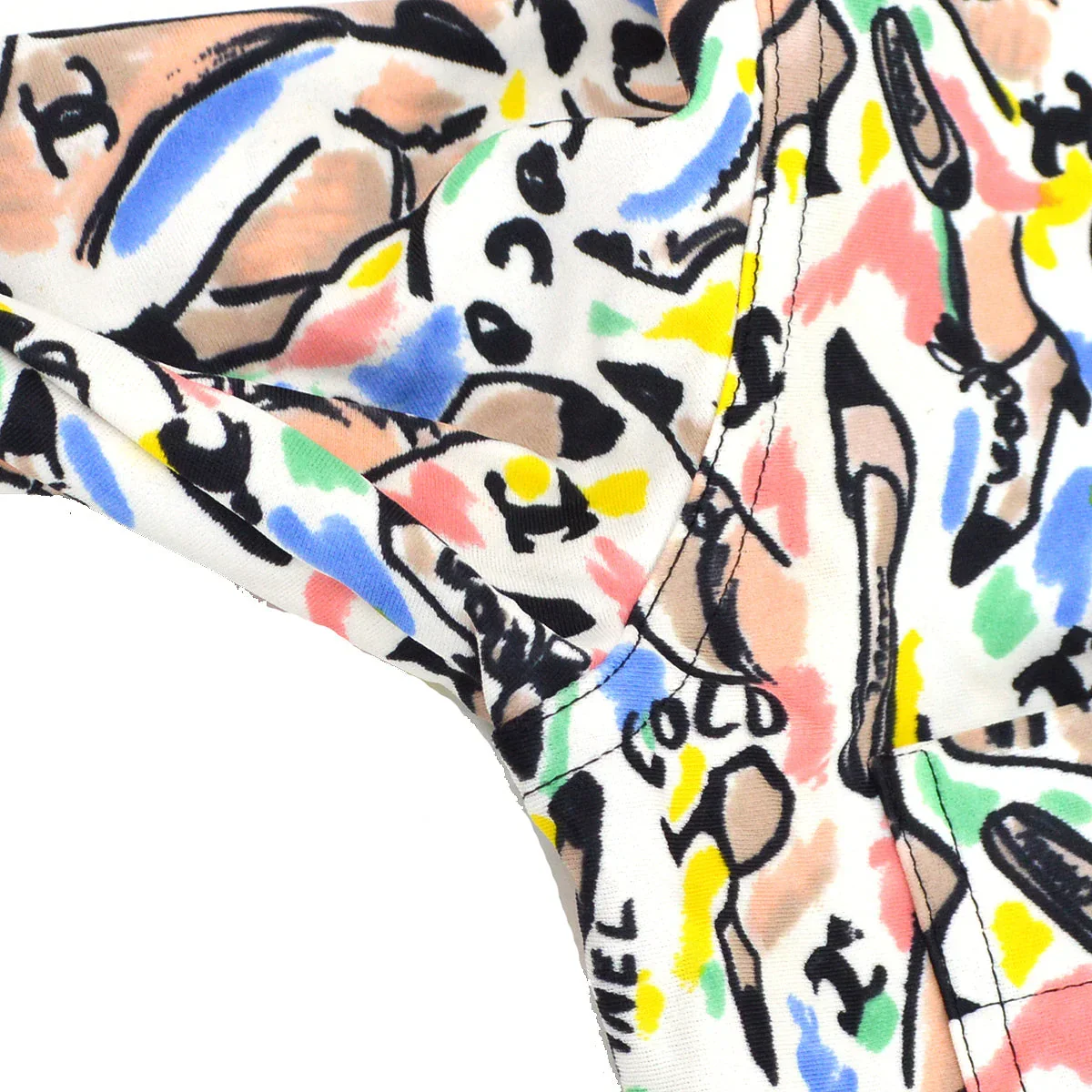 Chanel spring 1995 shoe-print shirt #36 - Image 6