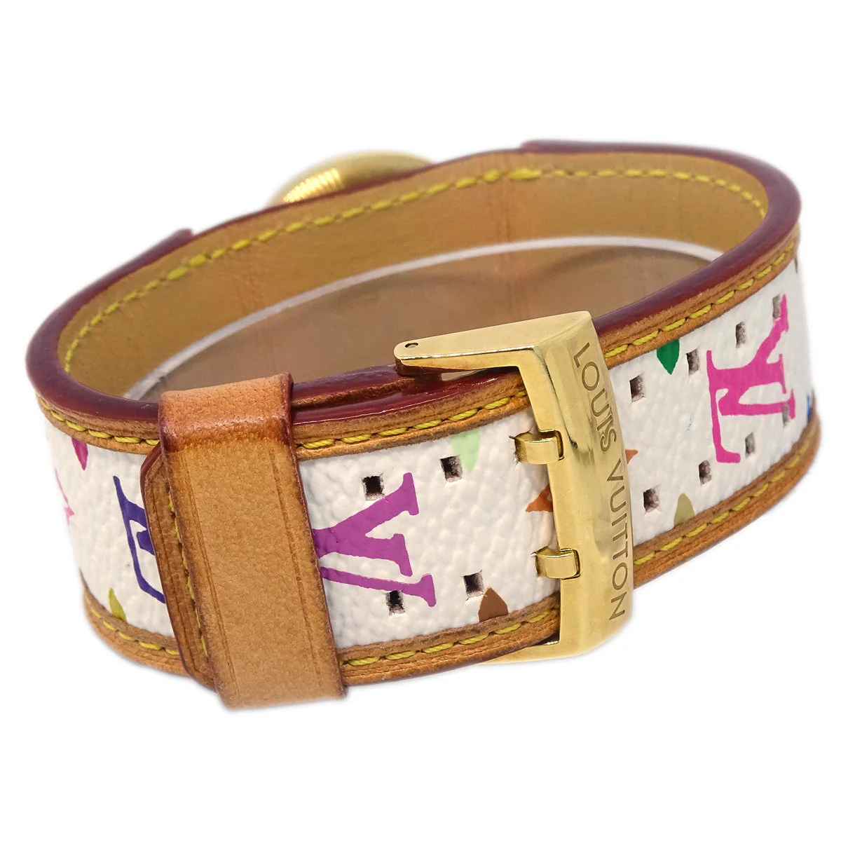 Louis Vuitton × Takashi Murakami Tambour Love Monogram Ref. Q12130 - Image 4