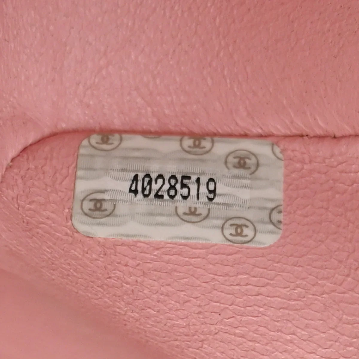 Chanel * 1996-1997 Pink Lambskin Medium Classic Double Flap Shoulder Bag - Image 9