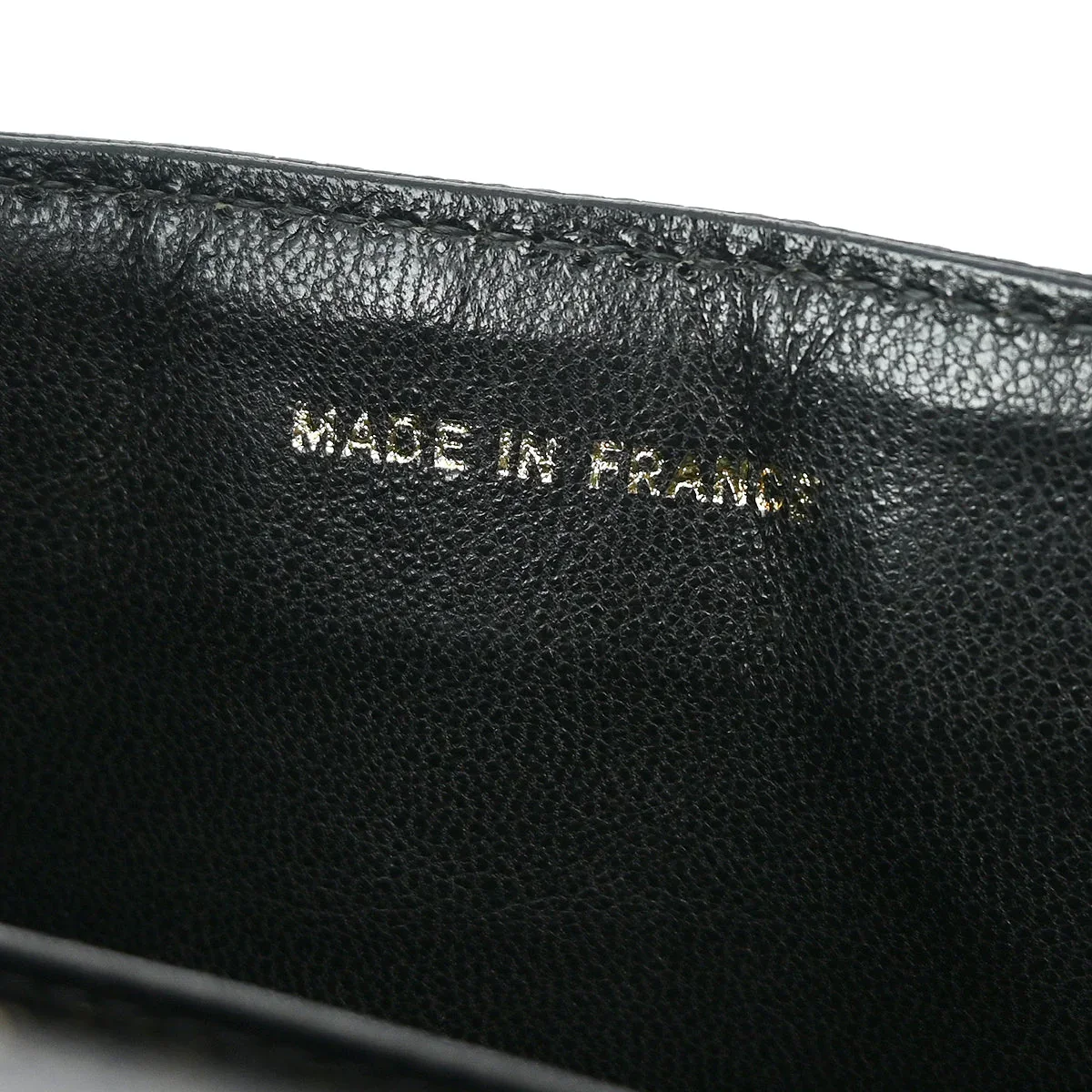 Chanel * 1989-1991 Black Lizard Pushlock Shoulder Bag - Image 7