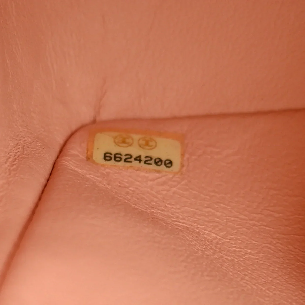 Chanel * 2000-2002 Yellow Lambskin Medium Classic Double Flap Shoulder Bag - Image 10