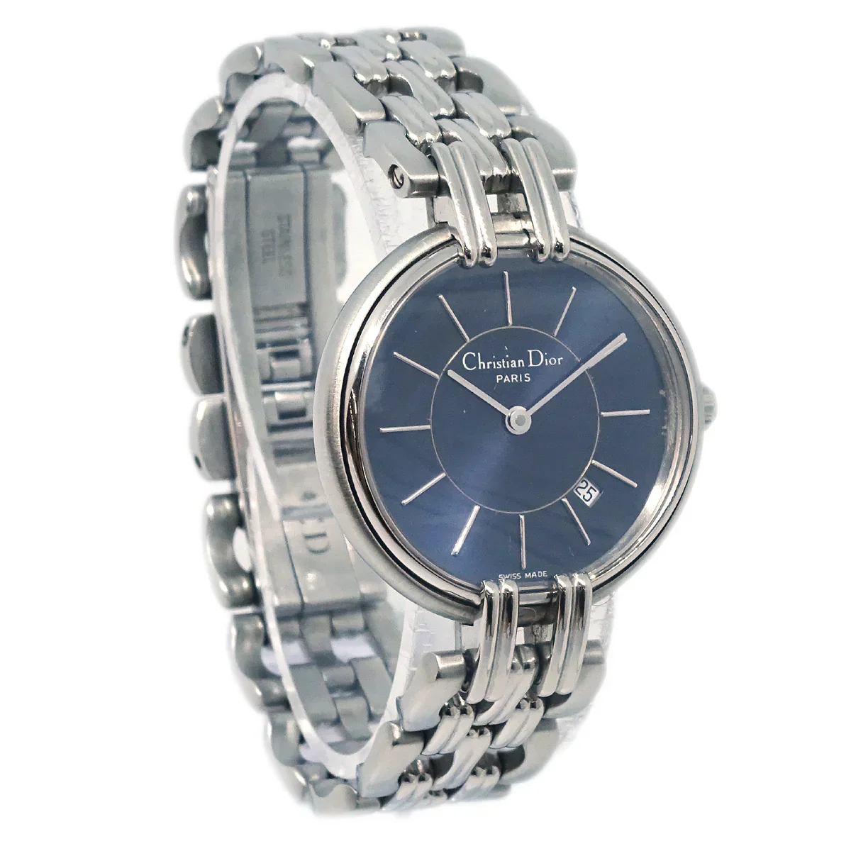 Christian Dior D66-100 Bagheera Quartz Watch SS - Image 2