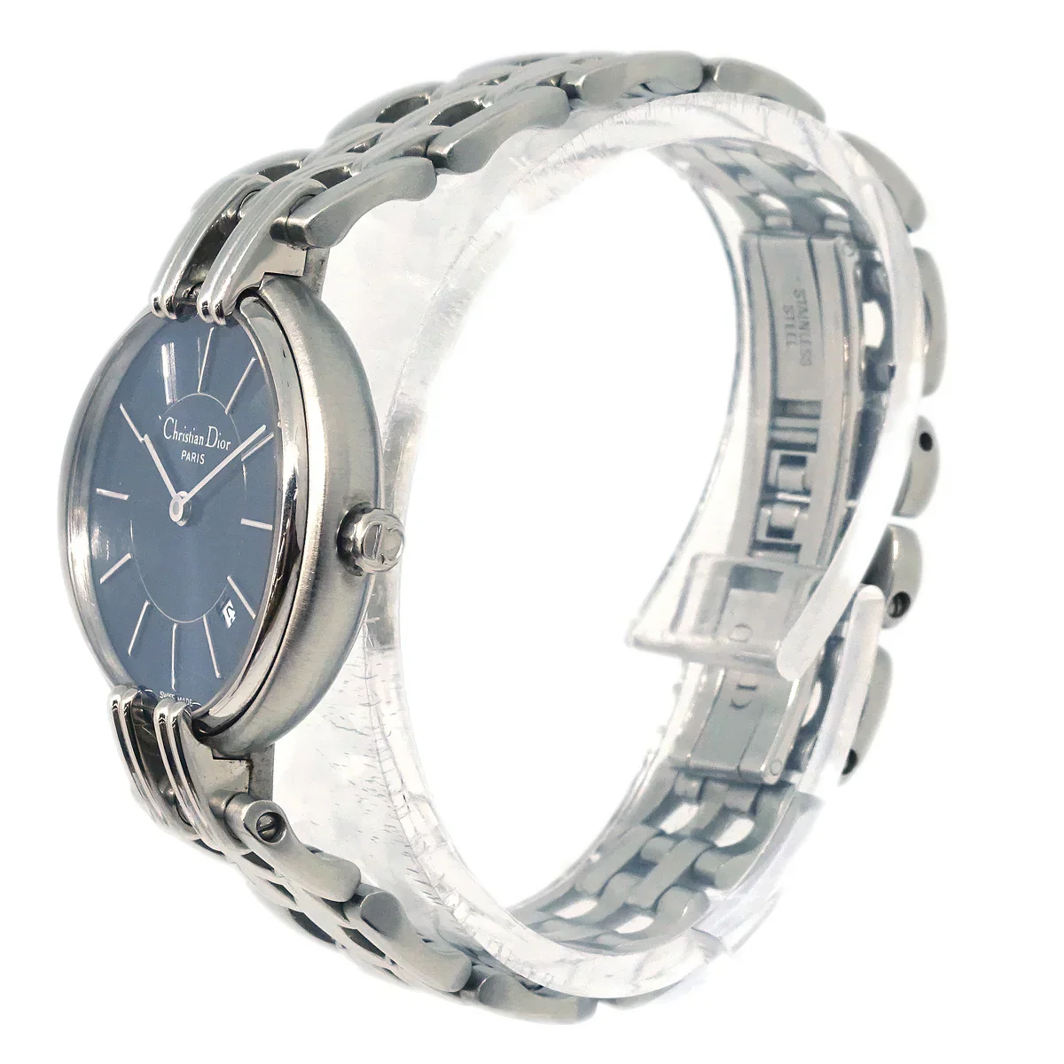 Christian Dior D66-100 Bagheera Quartz Watch SS - Image 3