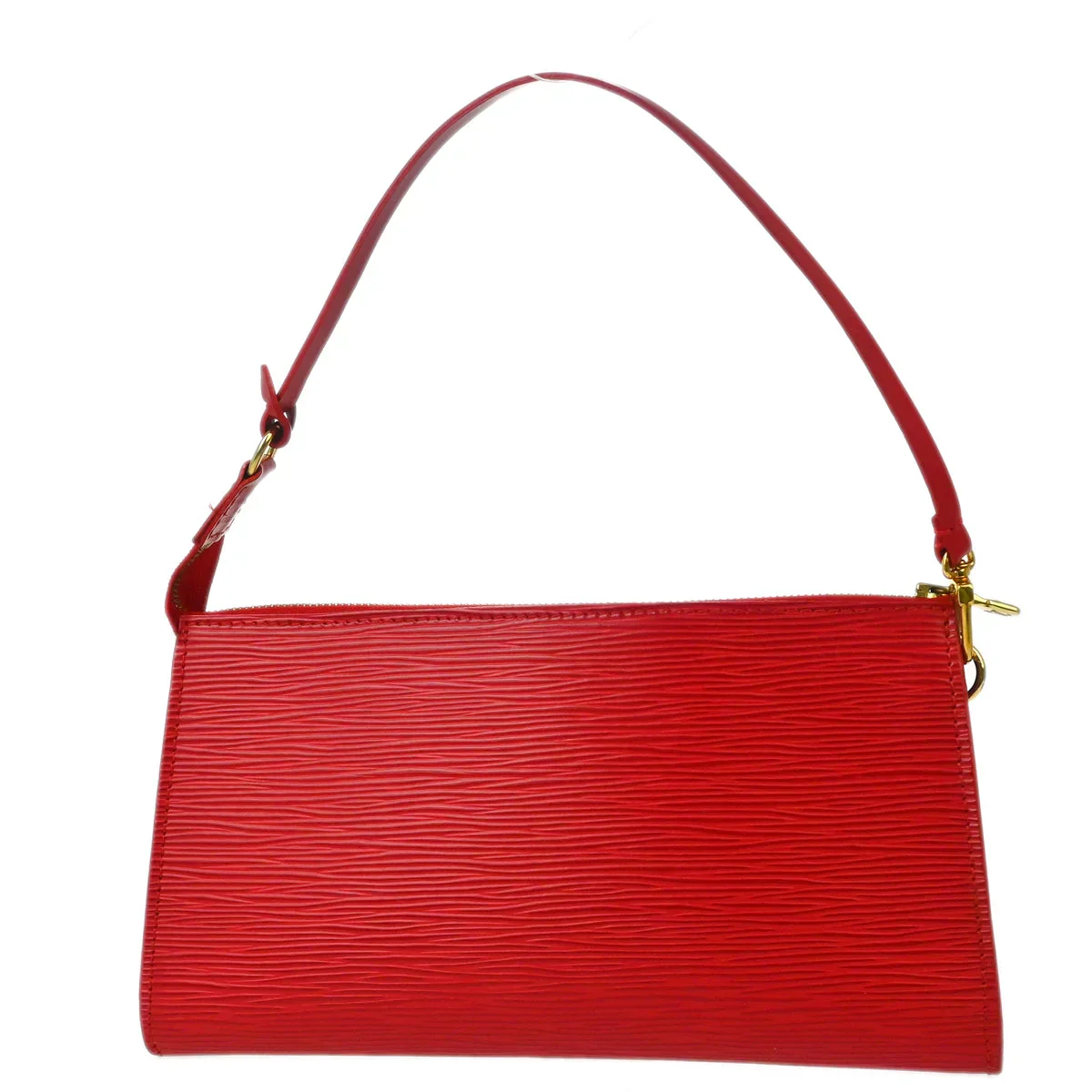 Louis Vuitton 2003 Red Epi Pochette Accessoires 24 Pouch Handbag M5298E - Image 2