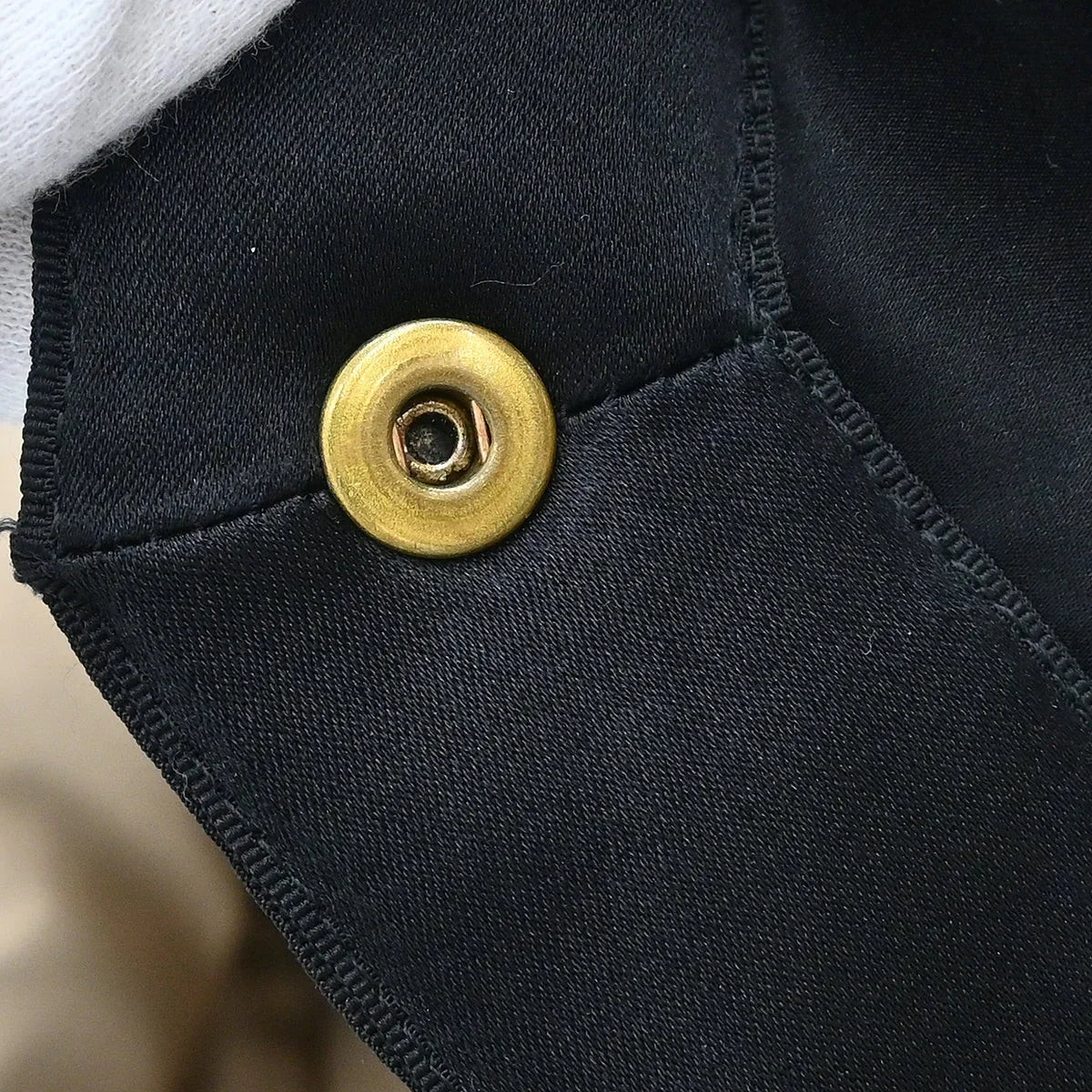 Chanel Collarless Jacket Beige #38 - Image 3