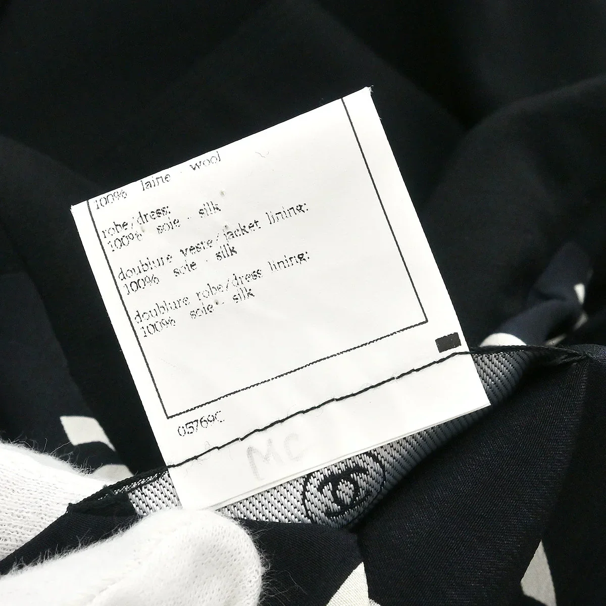Chanel 1997 Single Breasted Jacket Black #44 - Image 10