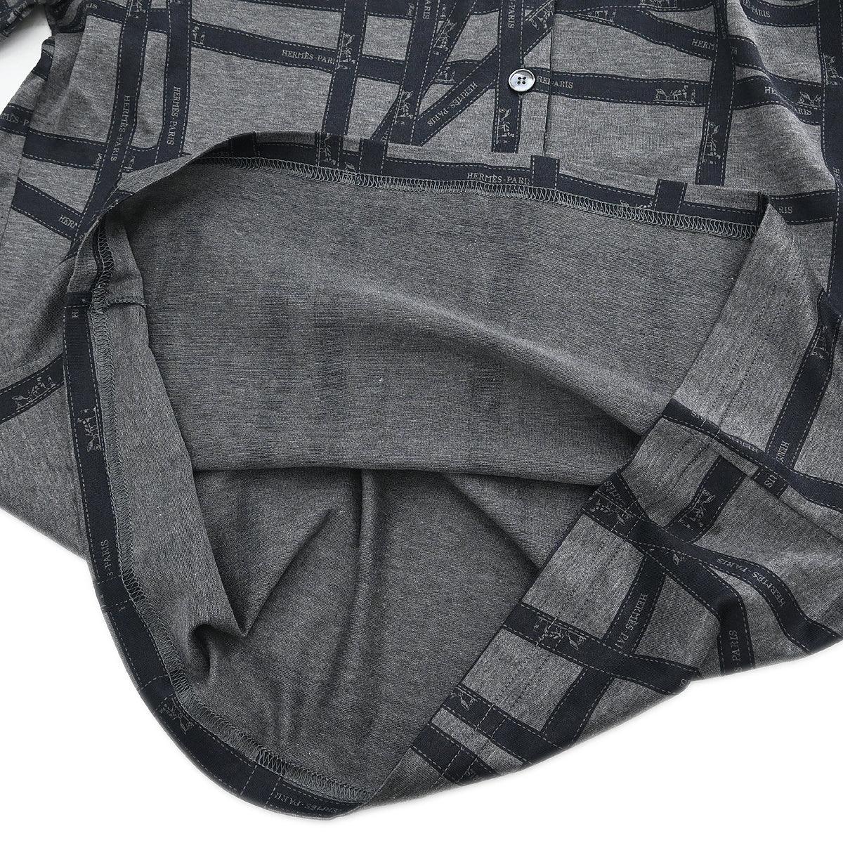 Hermes Long Sleeve T-shirt Gray #L - Image 6
