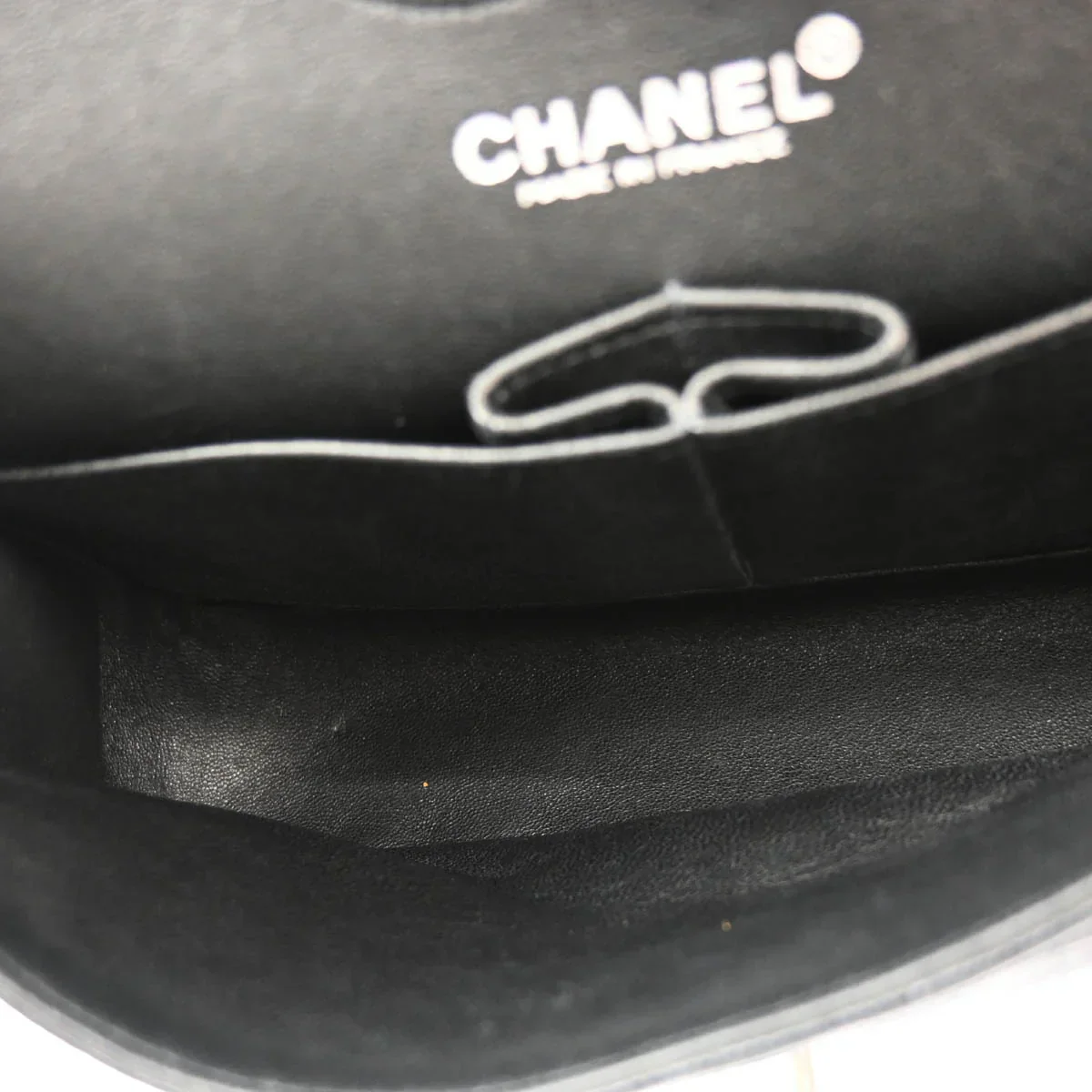 Chanel * 2000-2001 Black Caviar Small Classic Double Flap Shoulder Bag - Image 9