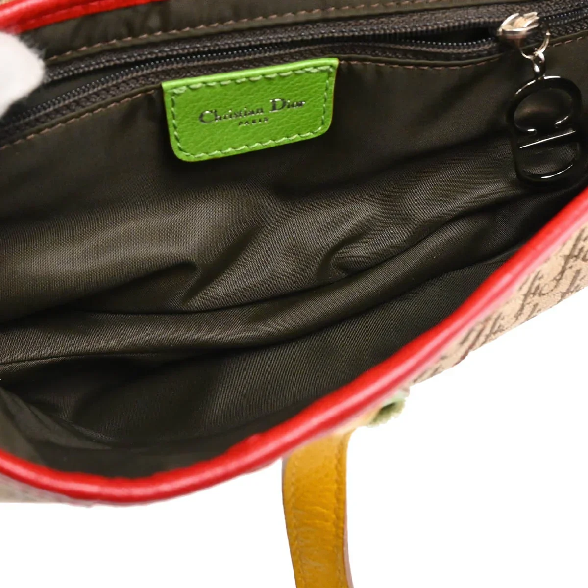 Christian Dior 2004 Rasta Trotter Saddle Handbag - Image 8