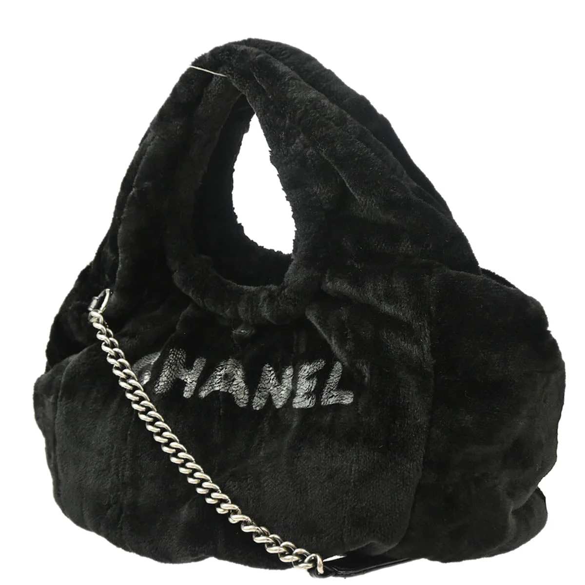 Chanel 2010-2011 Faux Fur Hobo Tote Bag - Image 2