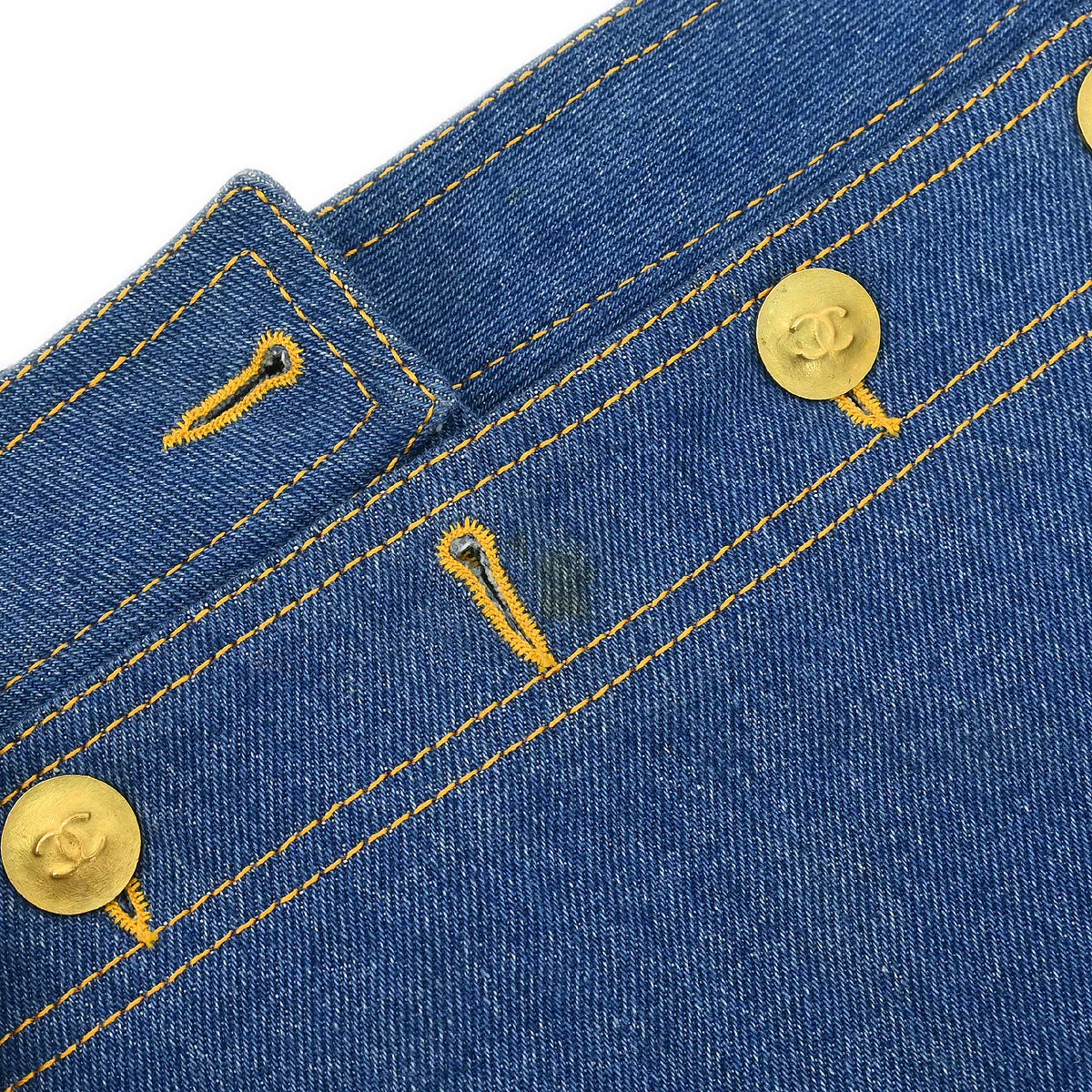 Chanel Denim Skirt Blue #40 - Image 10