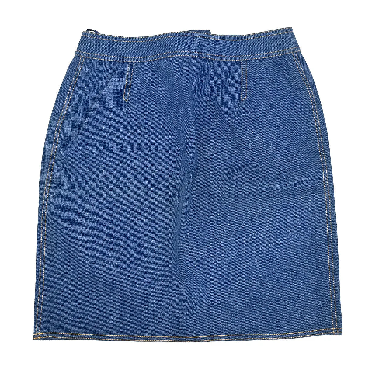 Chanel Denim Skirt Blue #40 - Image 2
