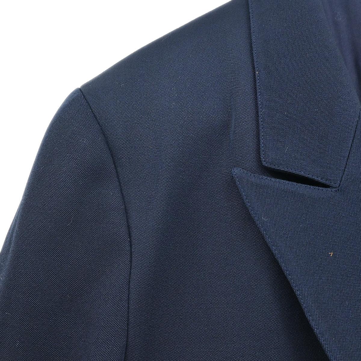 Chanel 1996 Single Breasted Jacket Navy #40 - Image 4