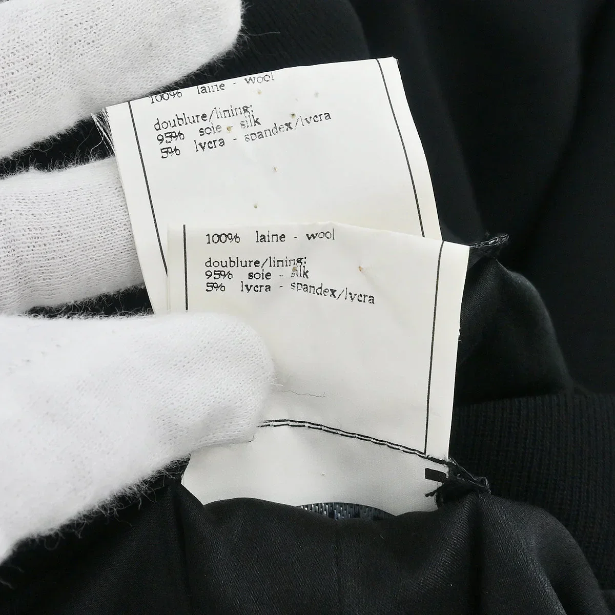Chanel 1995 Setup Jacket Pants Black #40 - Image 11