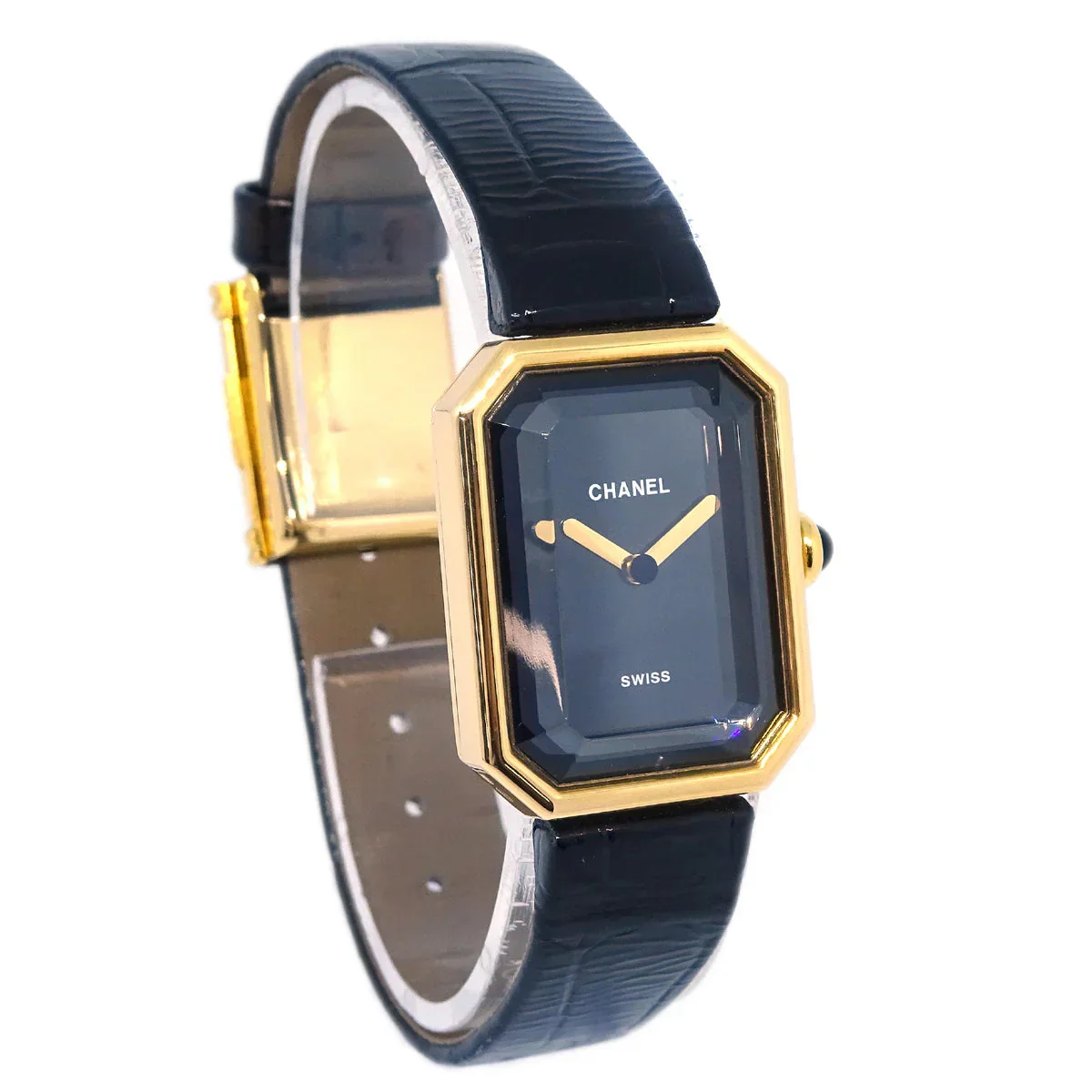 Chanel * Premiere X.H.13413 Quartz Watch 18KYG Alligator - Image 2