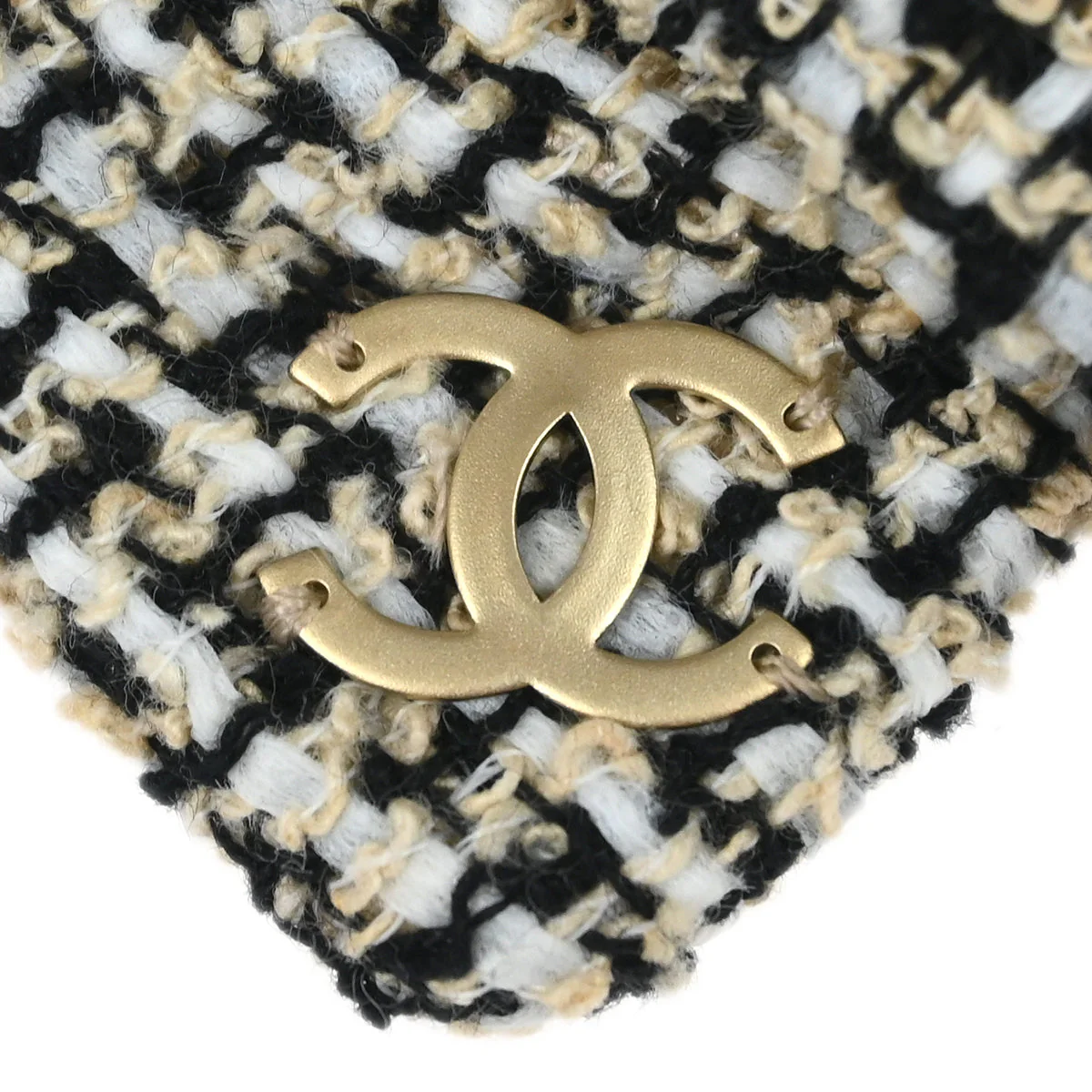 Chanel Hair Clip Bow Hairpin Barrette White 14C - Image 2
