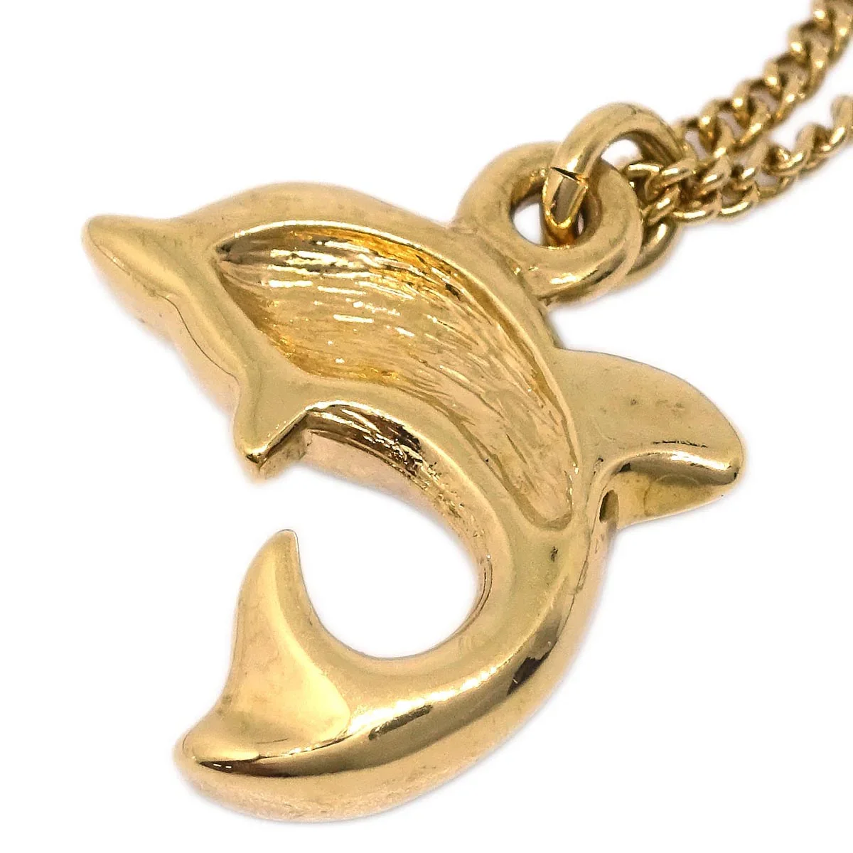 Christian Dior Dolphin Pendant Necklace - Image 4