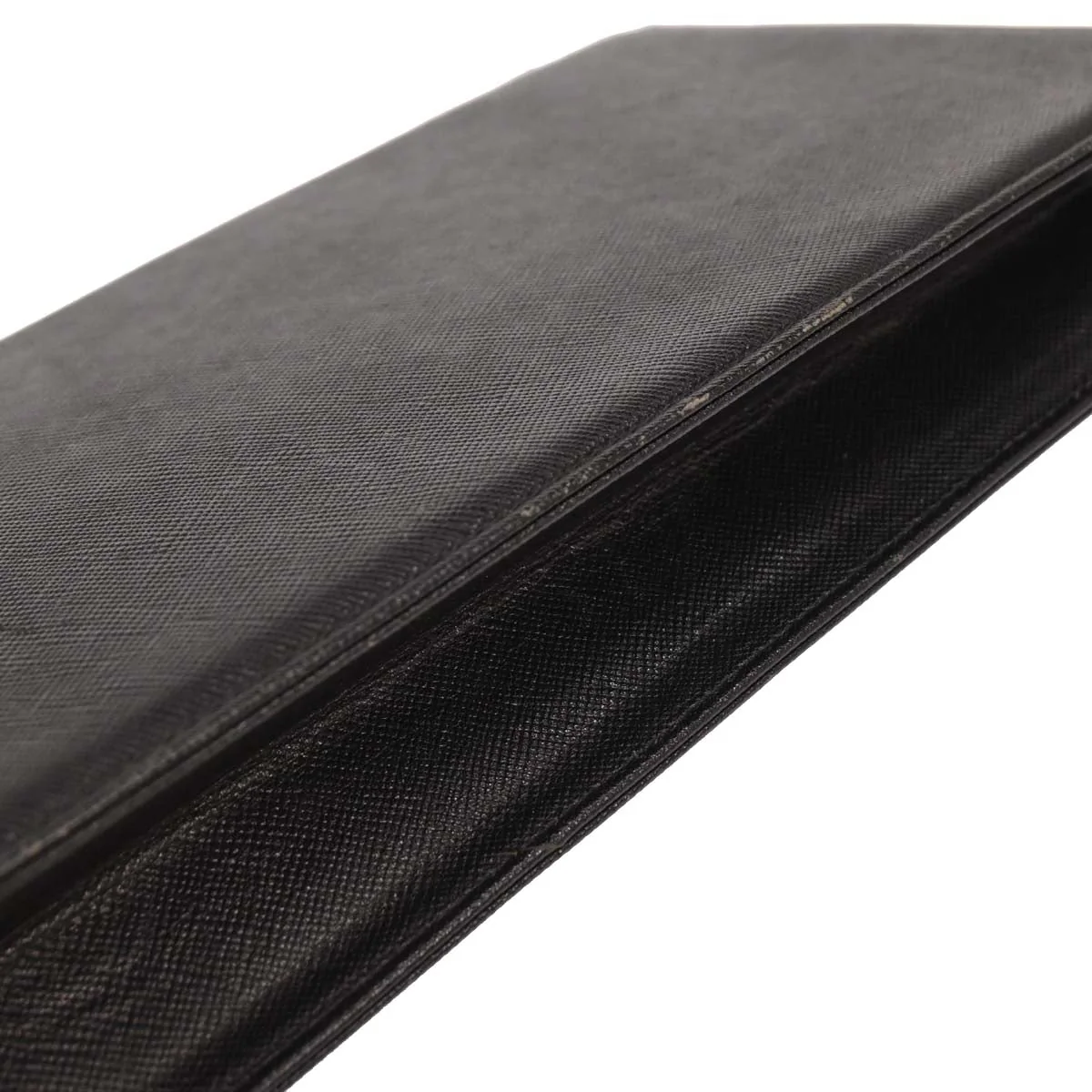 Yves Saint Laurent Black Leather Clutch Bag - Image 4