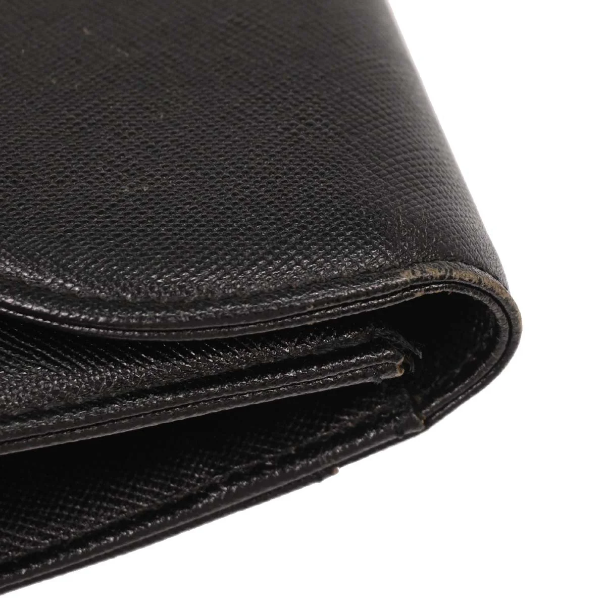 Yves Saint Laurent Black Leather Clutch Bag - Image 7