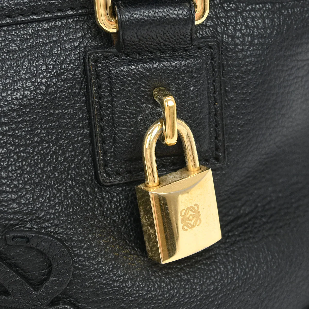 Loewe Black Amazona 28 Handbag - Image 4