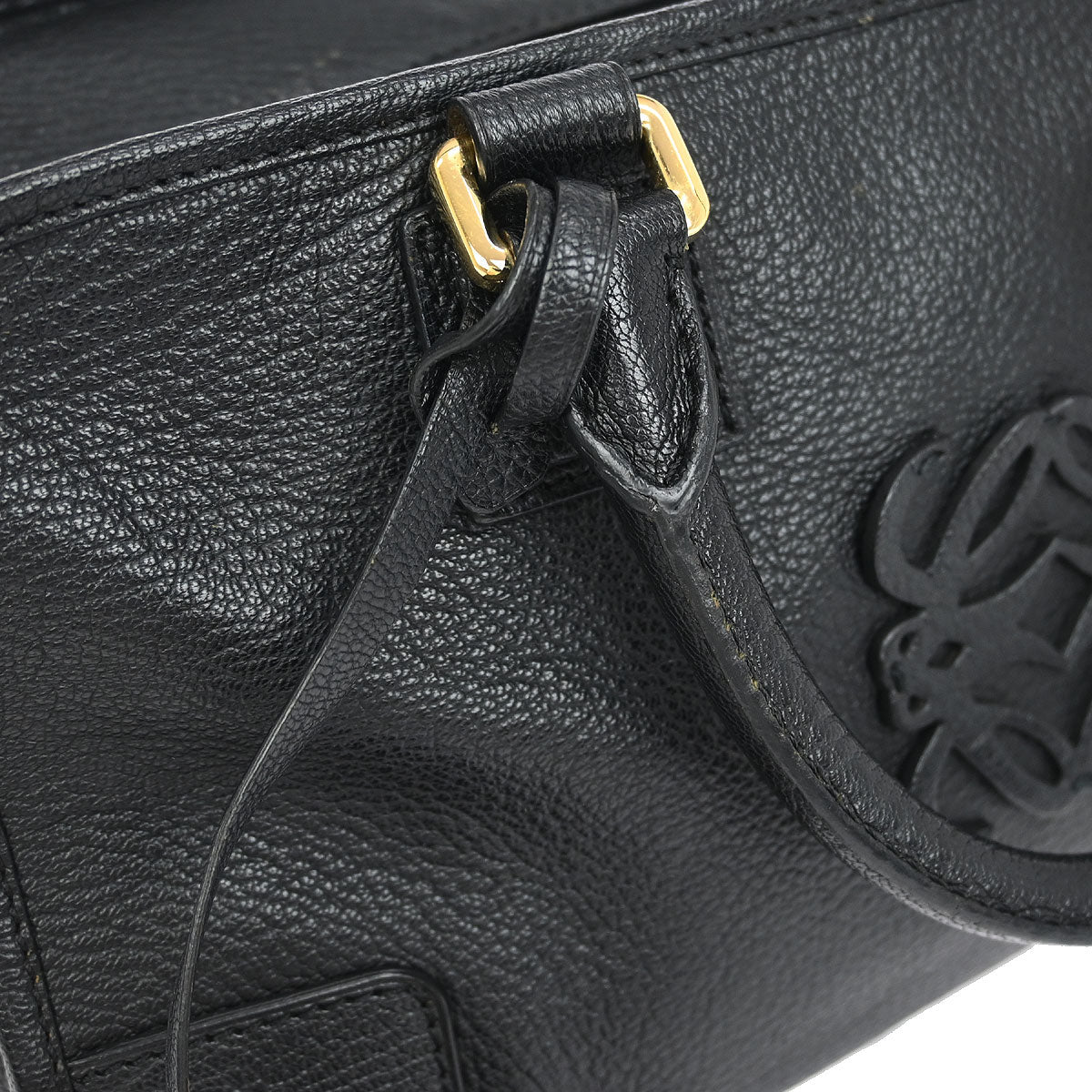 Loewe Black Amazona 28 Handbag - Image 5