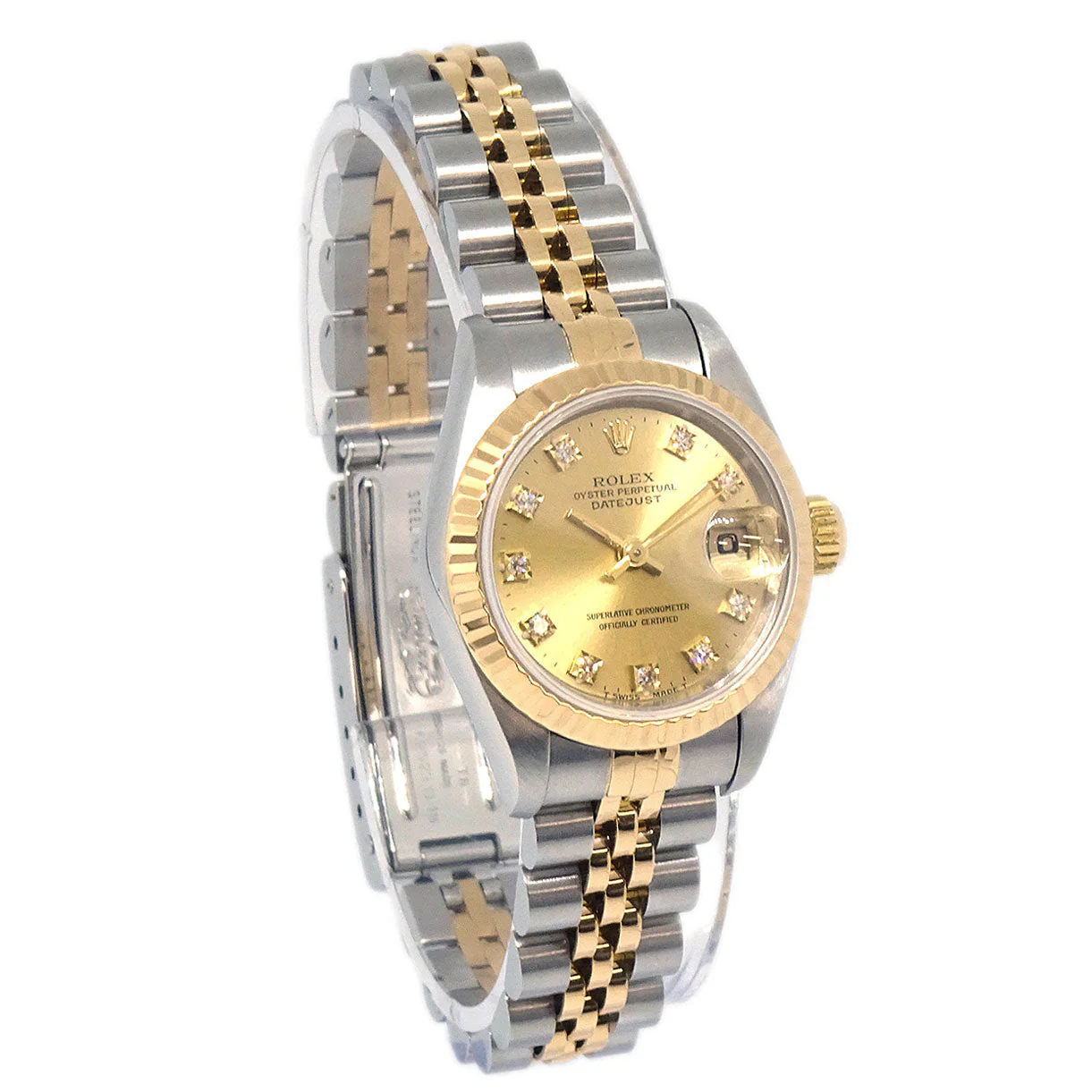 Rolex Oyster Perpetual Datejust 26mm Ref.69173 Self-winding Watch SS 18KYG - Image 2