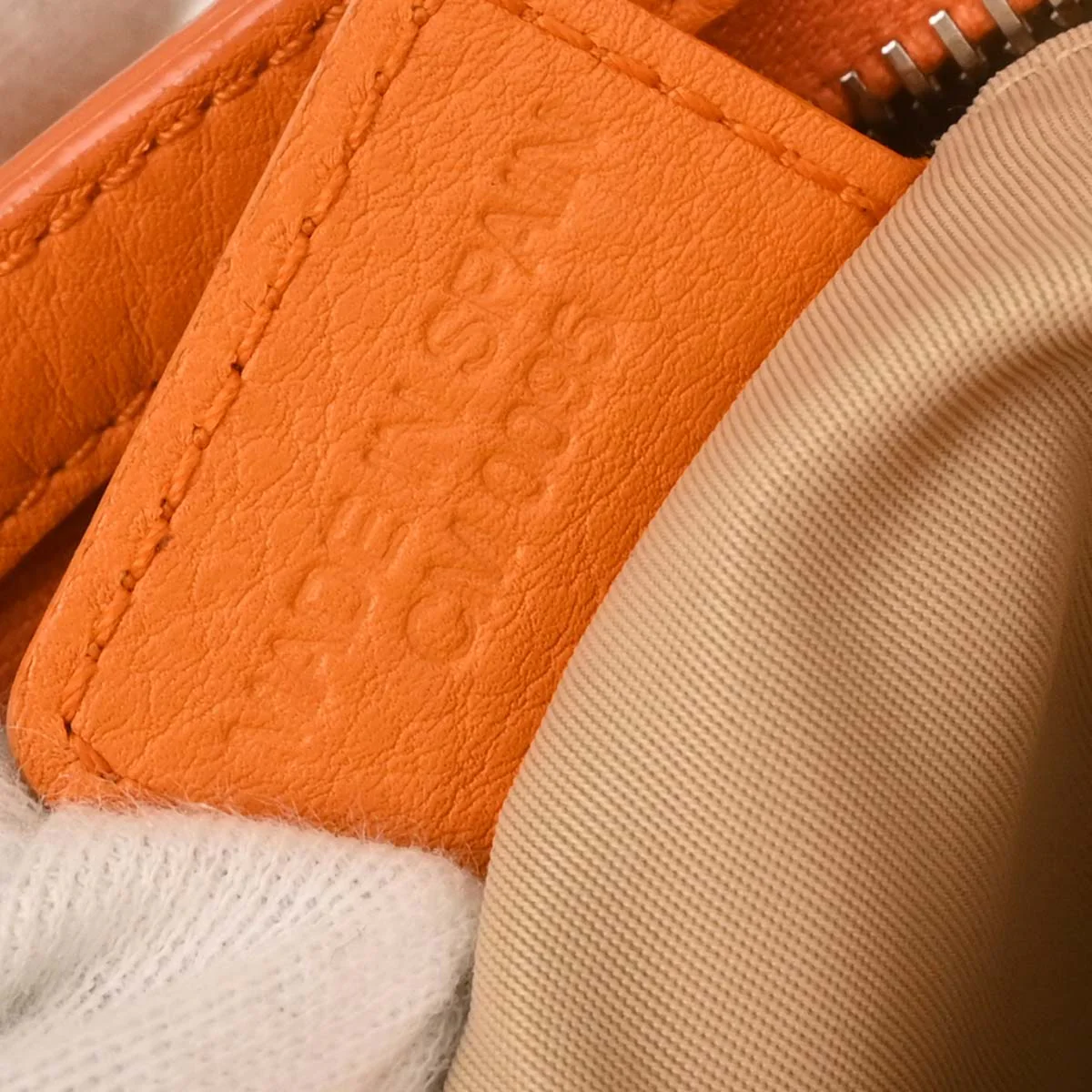 Christian Dior Orange Street Chic Trotter Handbag - Image 10