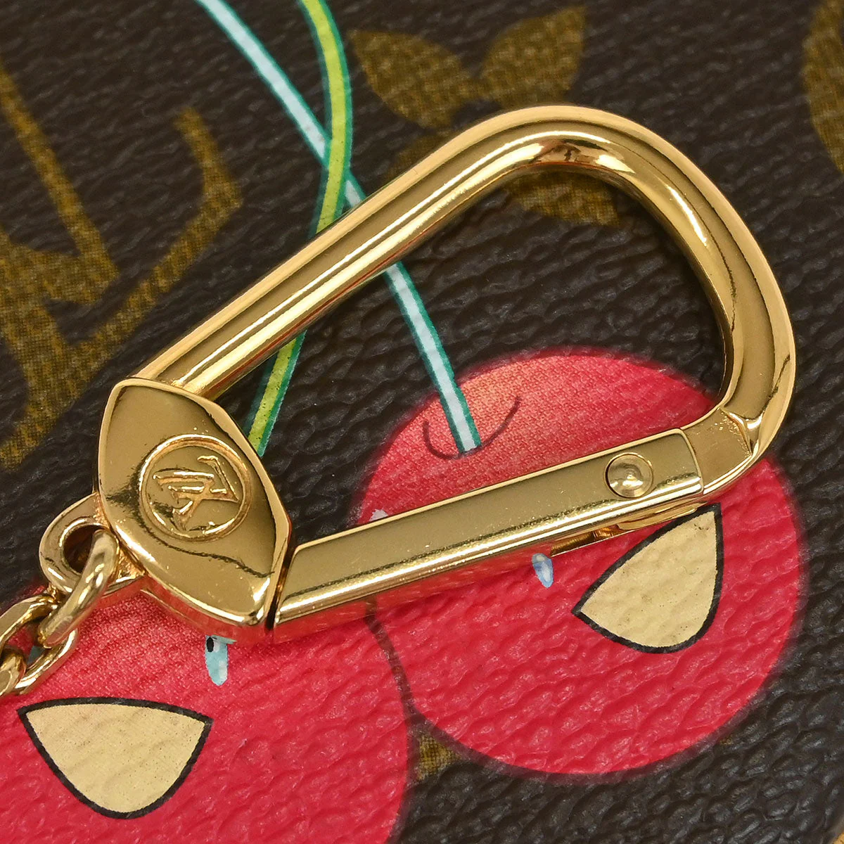 Louis Vuitton Cherry Porte Monnaie Rond Coin Case Wallet M95043 - Image 3