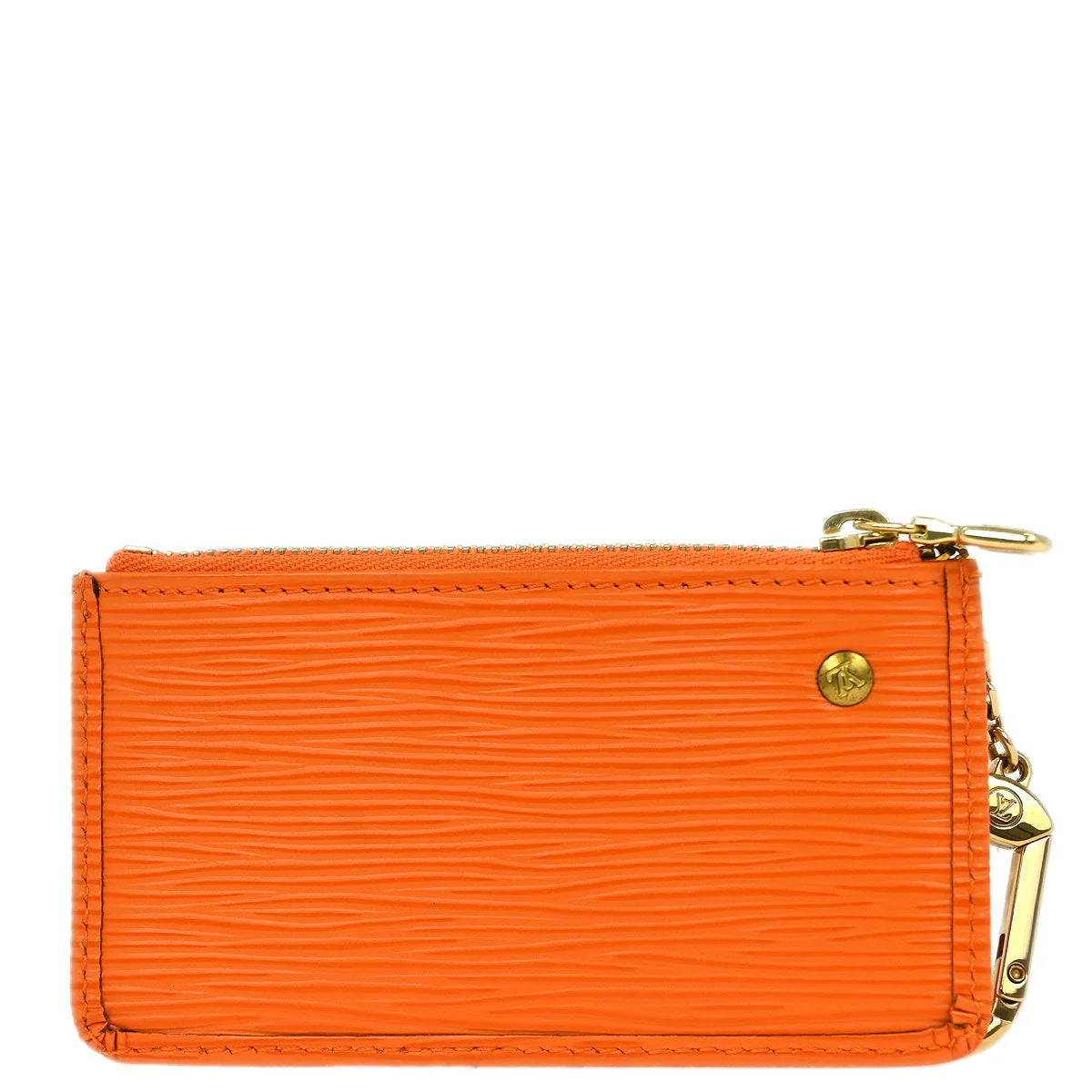 Louis Vuitton Orange Epi Pochette Cles Coin Purse M6380H - Image 2