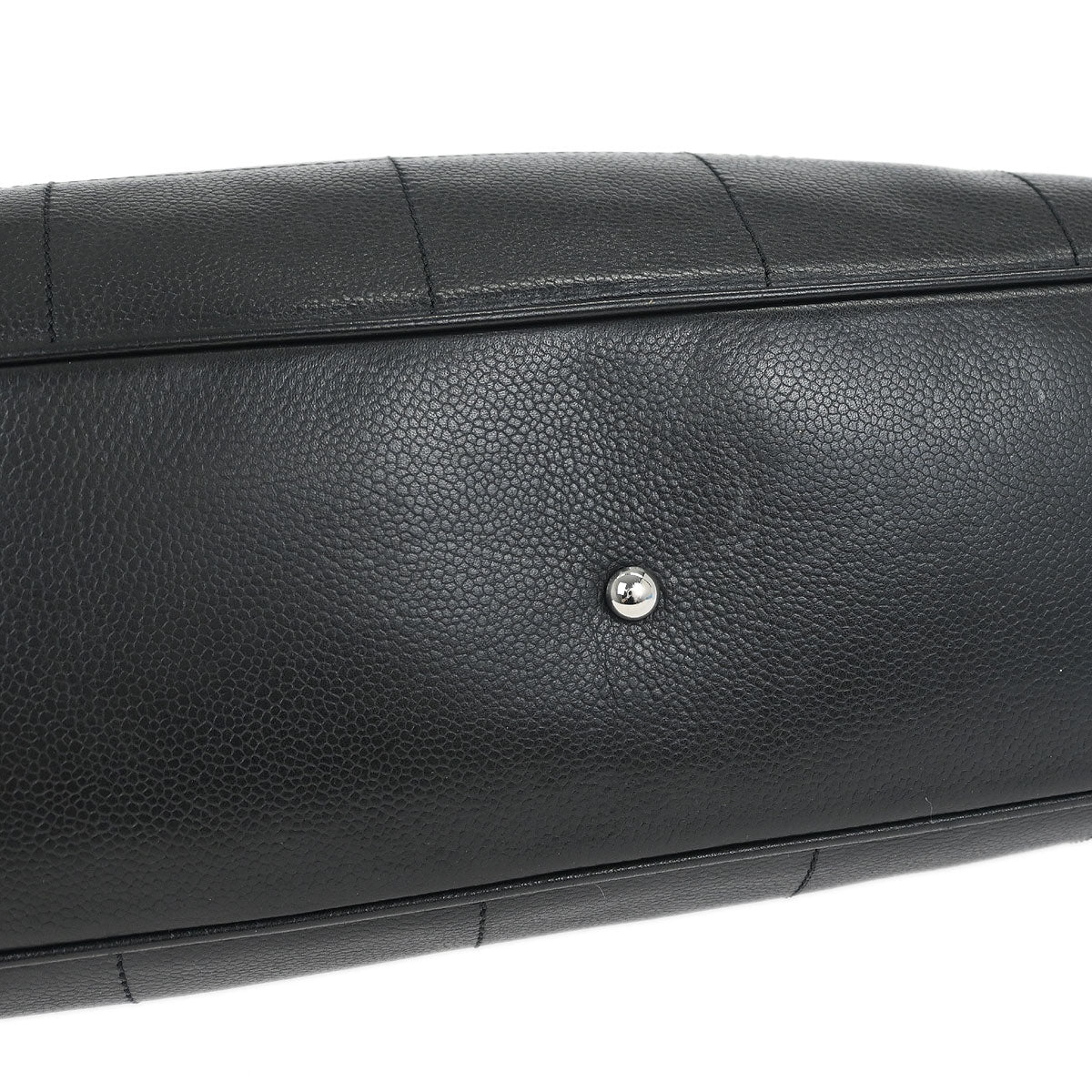 Chanel 2003-2004 Black Caviar Choco Bar Handbag - Image 3