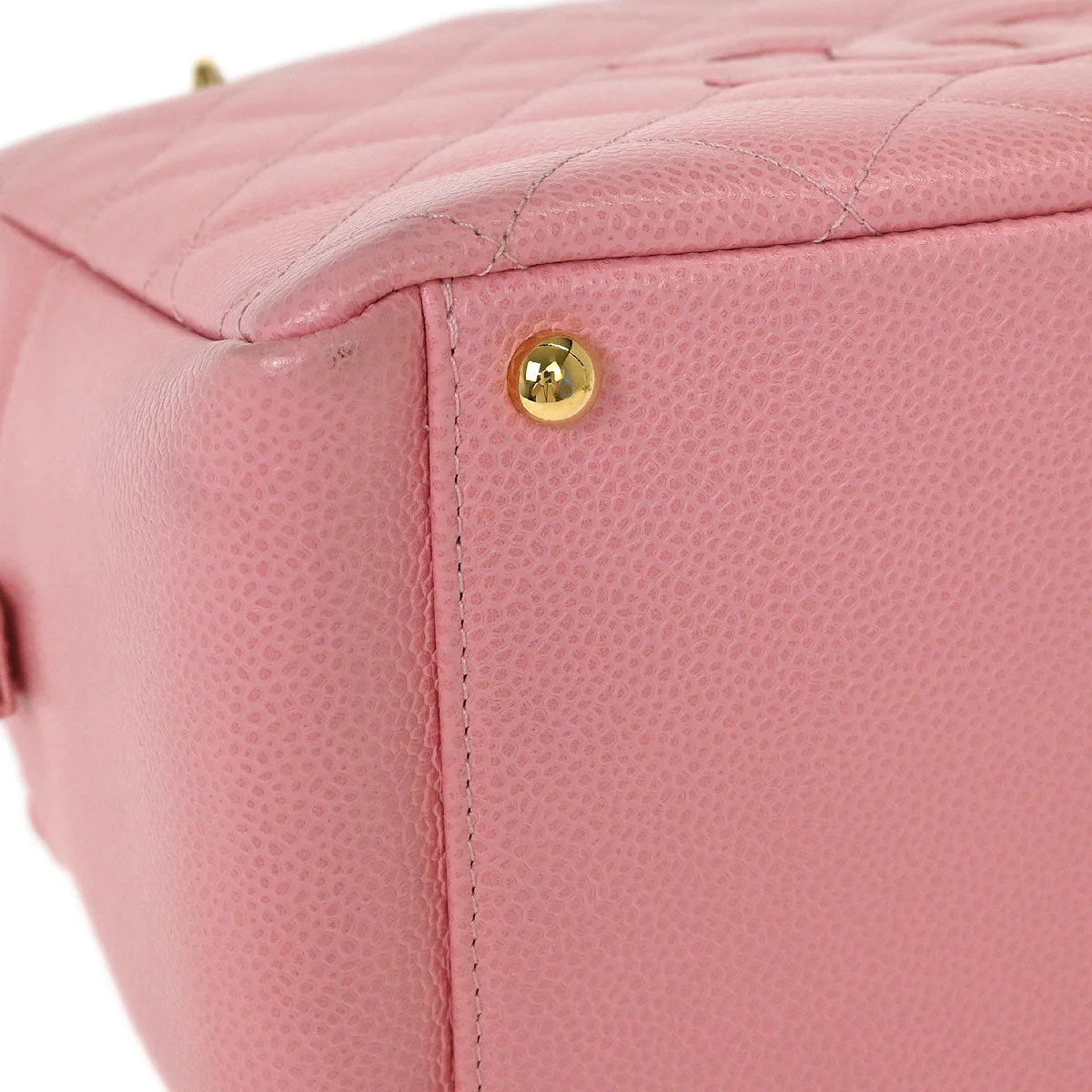 Chanel 2003-2004 Pink Caviar Petite Timeless Tote PTT Chain Handbag - Image 3