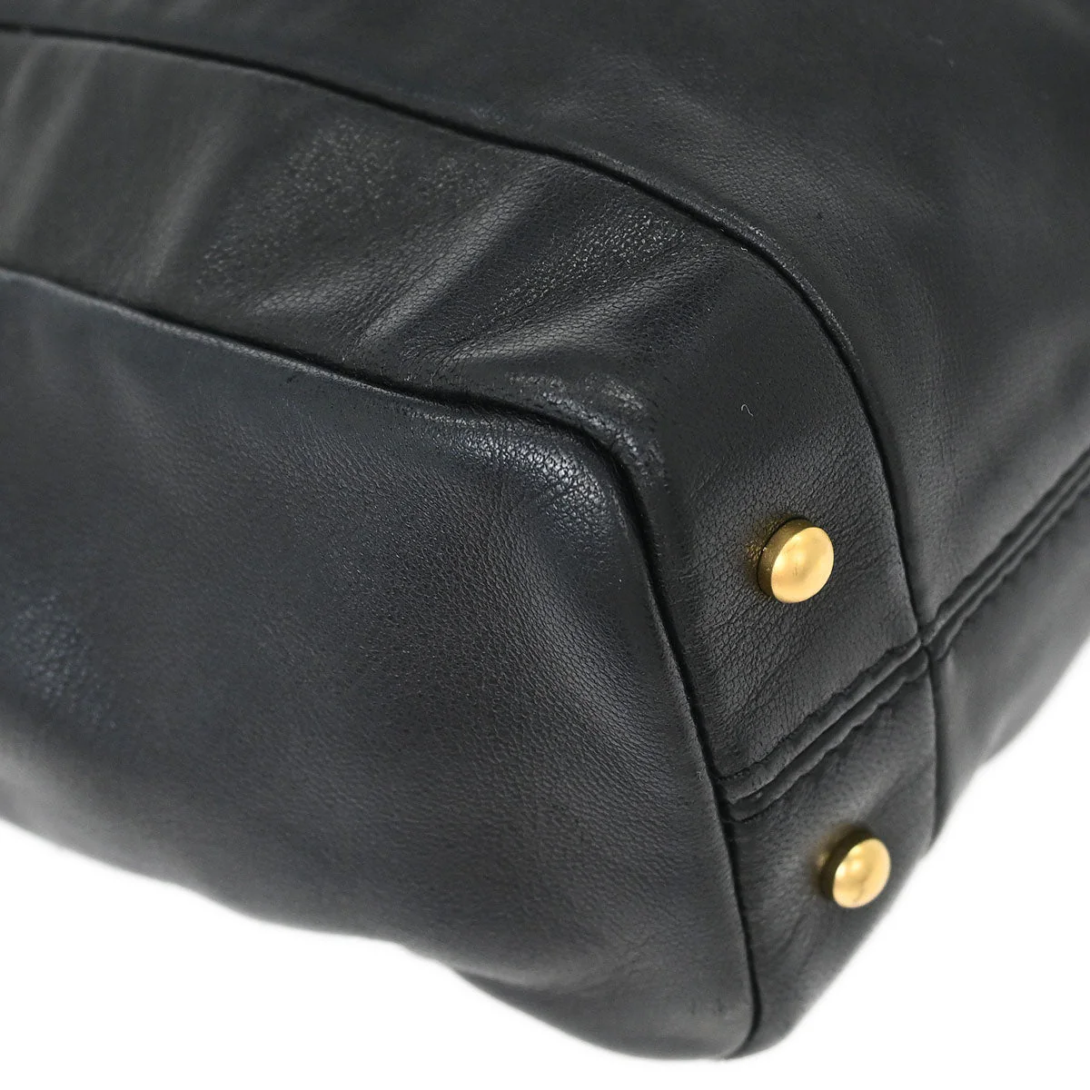 Chanel 2002-2003 Black Lambskin Handbag - Image 3
