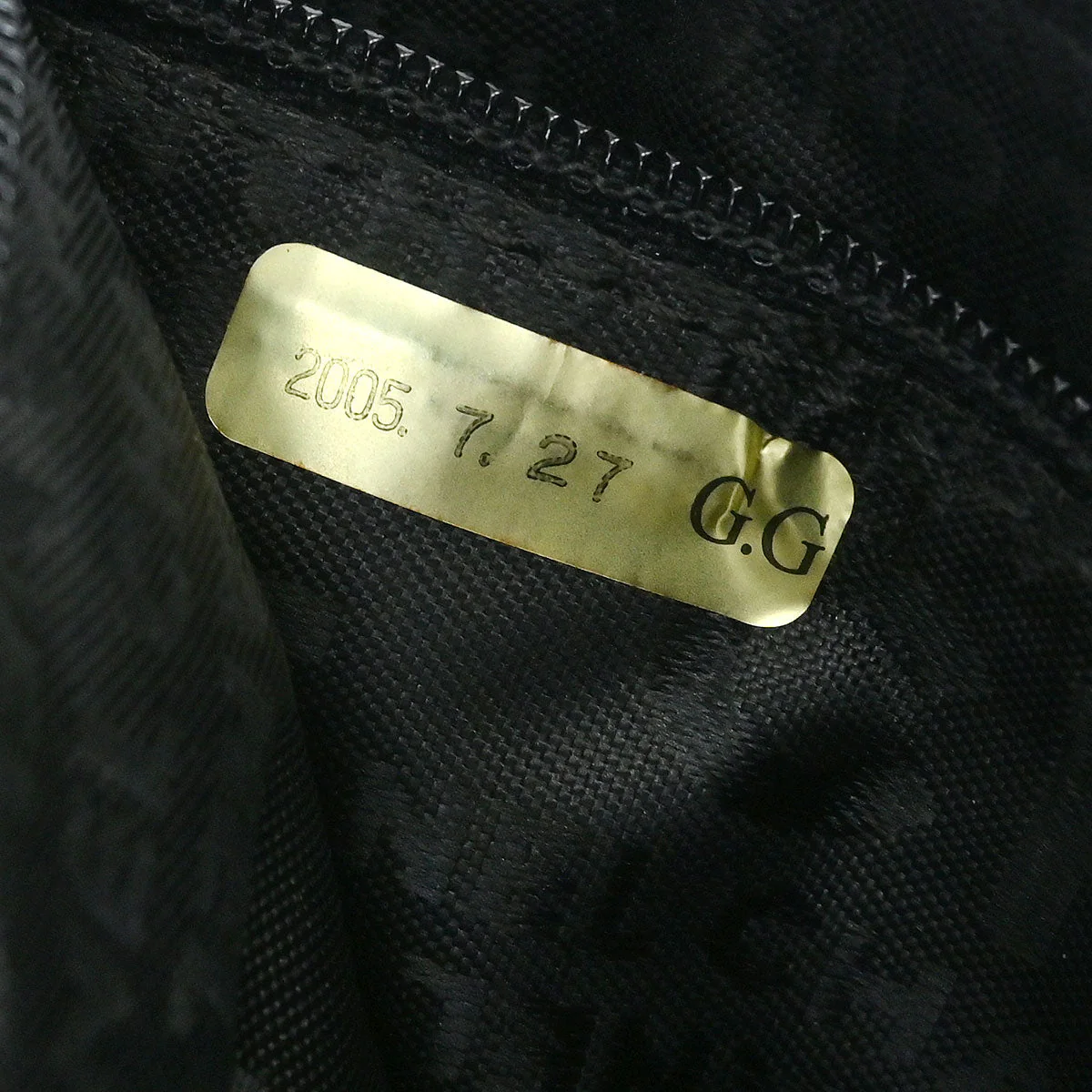 Chanel 2005-2006 Black Canvas Chain Print Handbag - Image 9