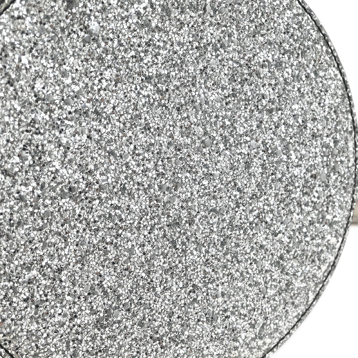 Chanel 2017-2018 Metallic Silver Patent Leather Round Chain Shoulder Bag - Image 4