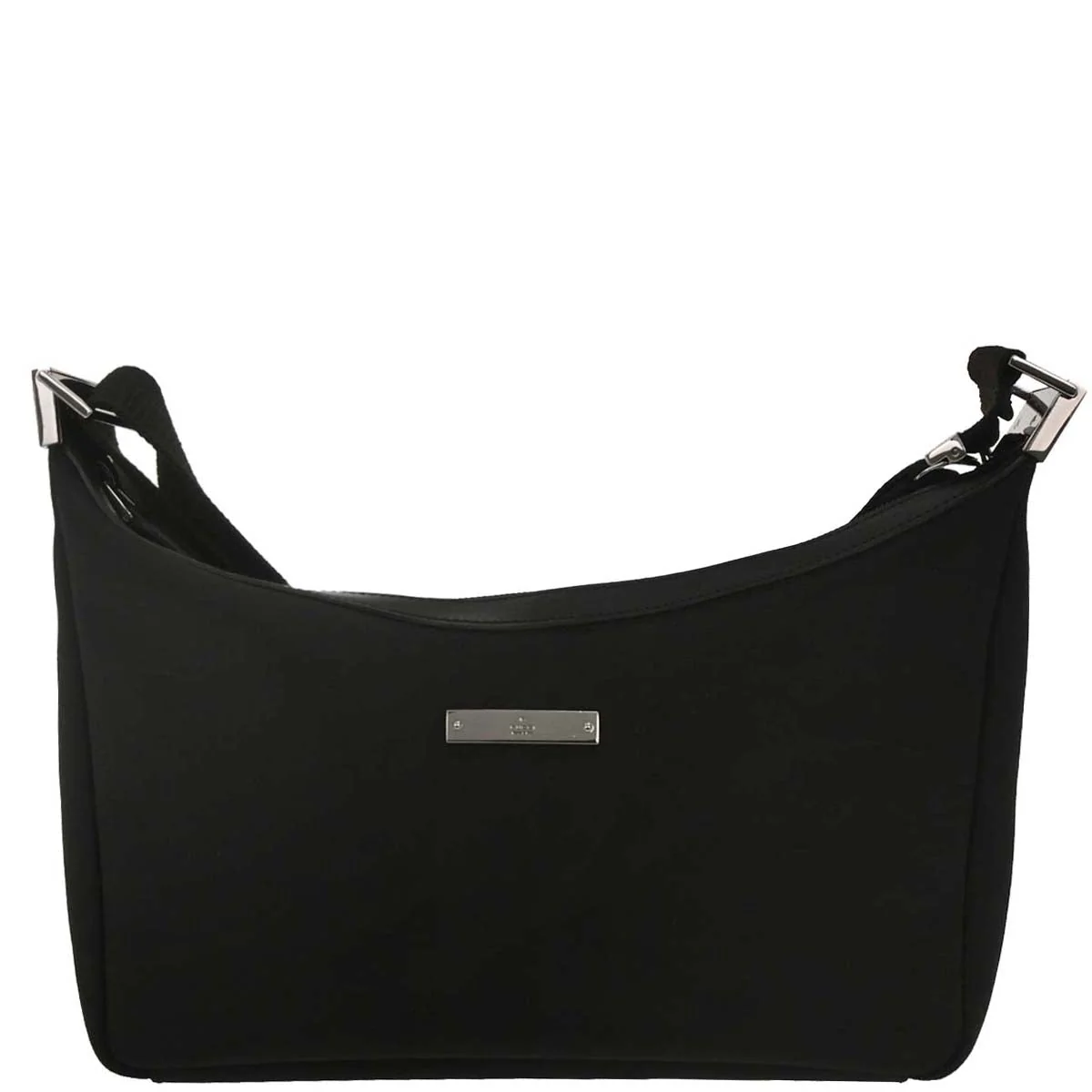 Gucci Black Nylon Hobo Shoulder Bag