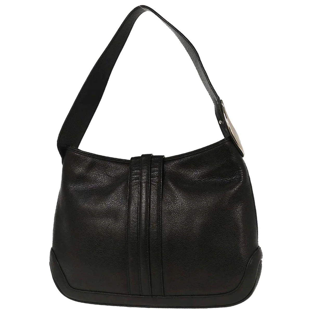 Bvlgari Black Leather Handbag - Image 2