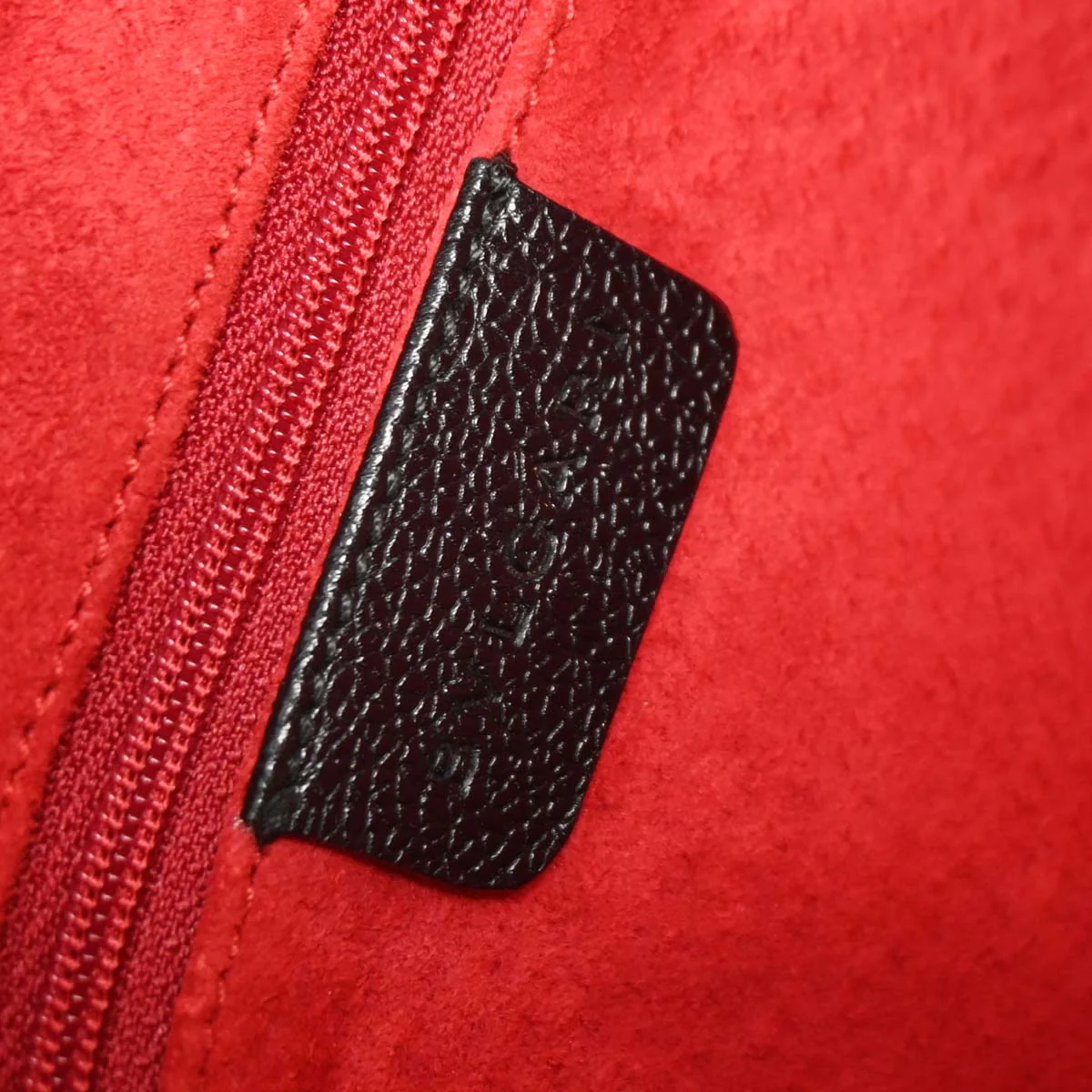 Bvlgari Black Leather Handbag - Image 9