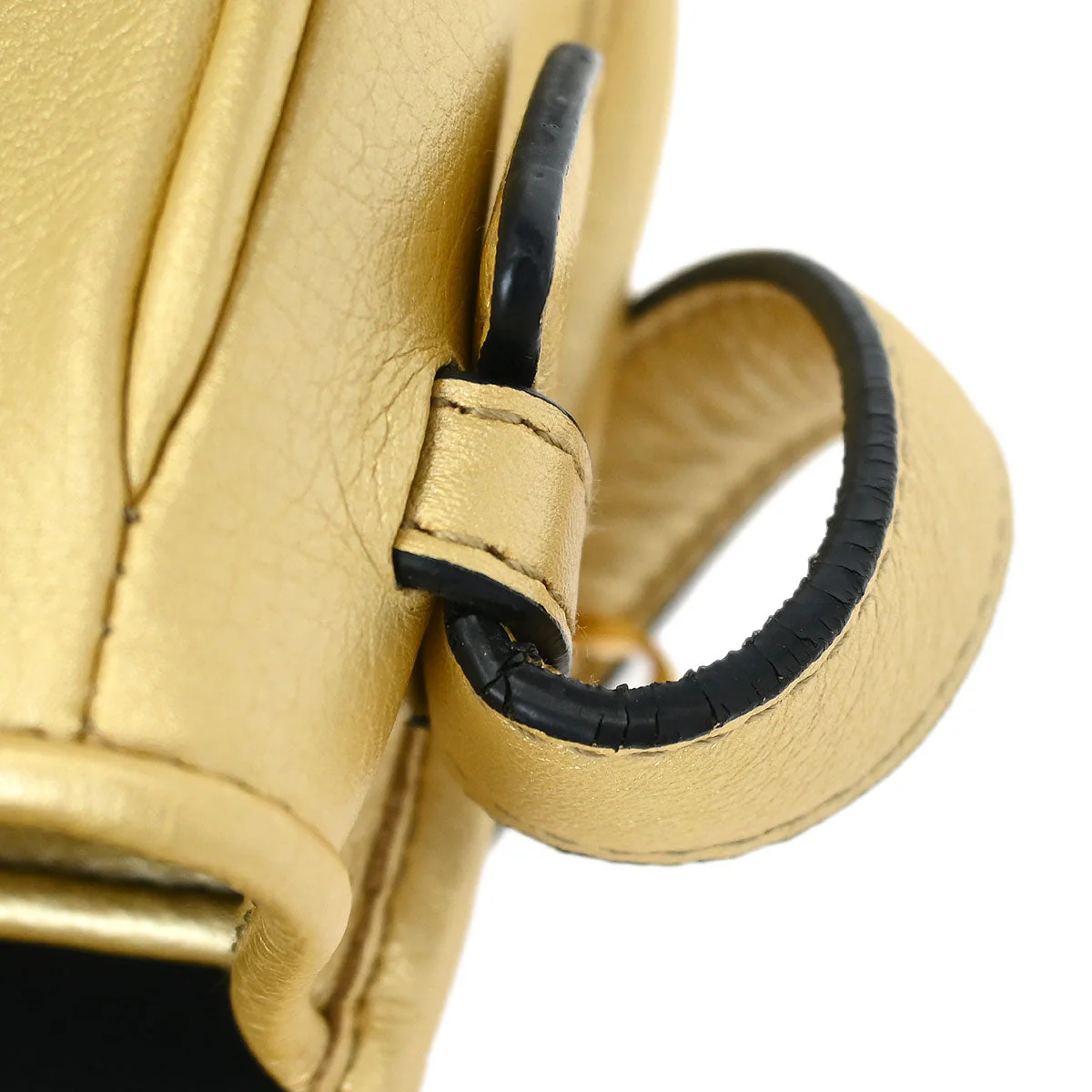 Loewe * Gold Leather Heritage Shoulder Bag - Image 10